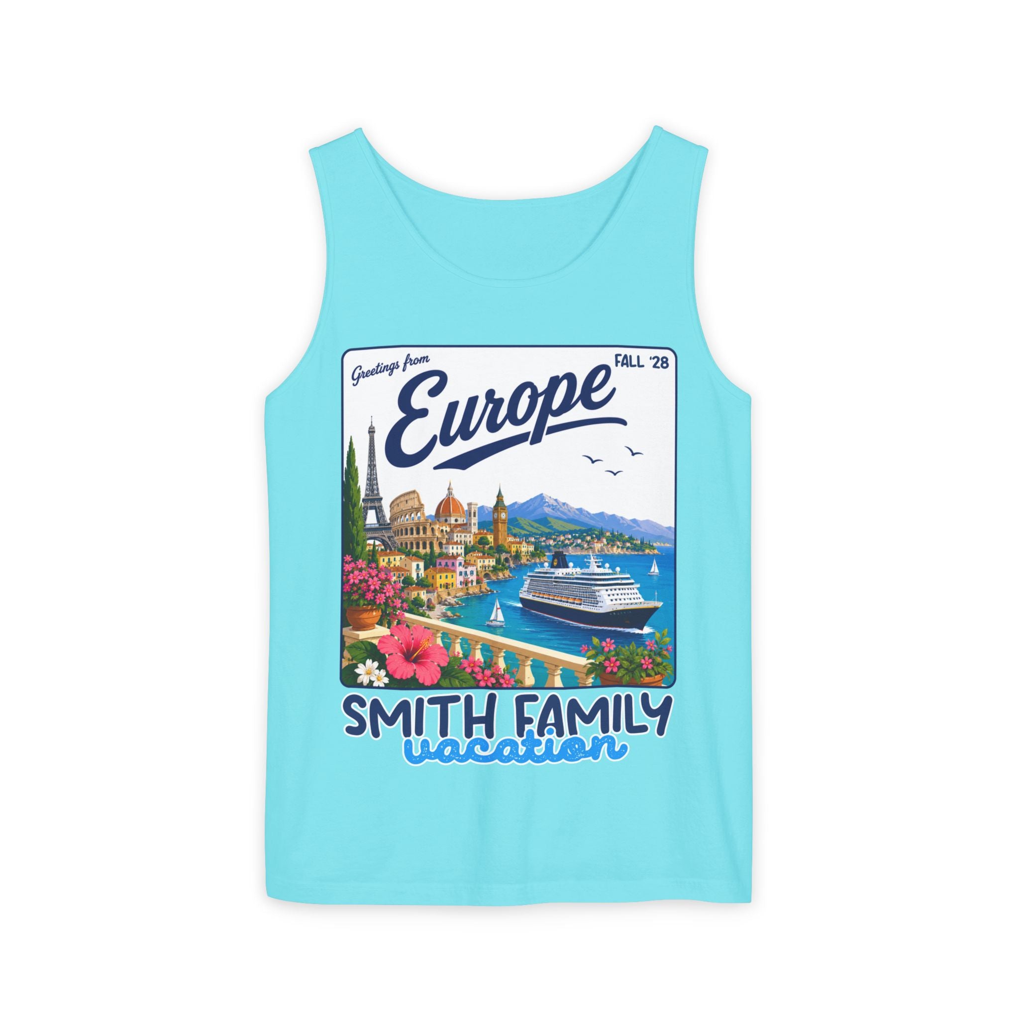 Greetings from Europe Tank Top - Suite Escape