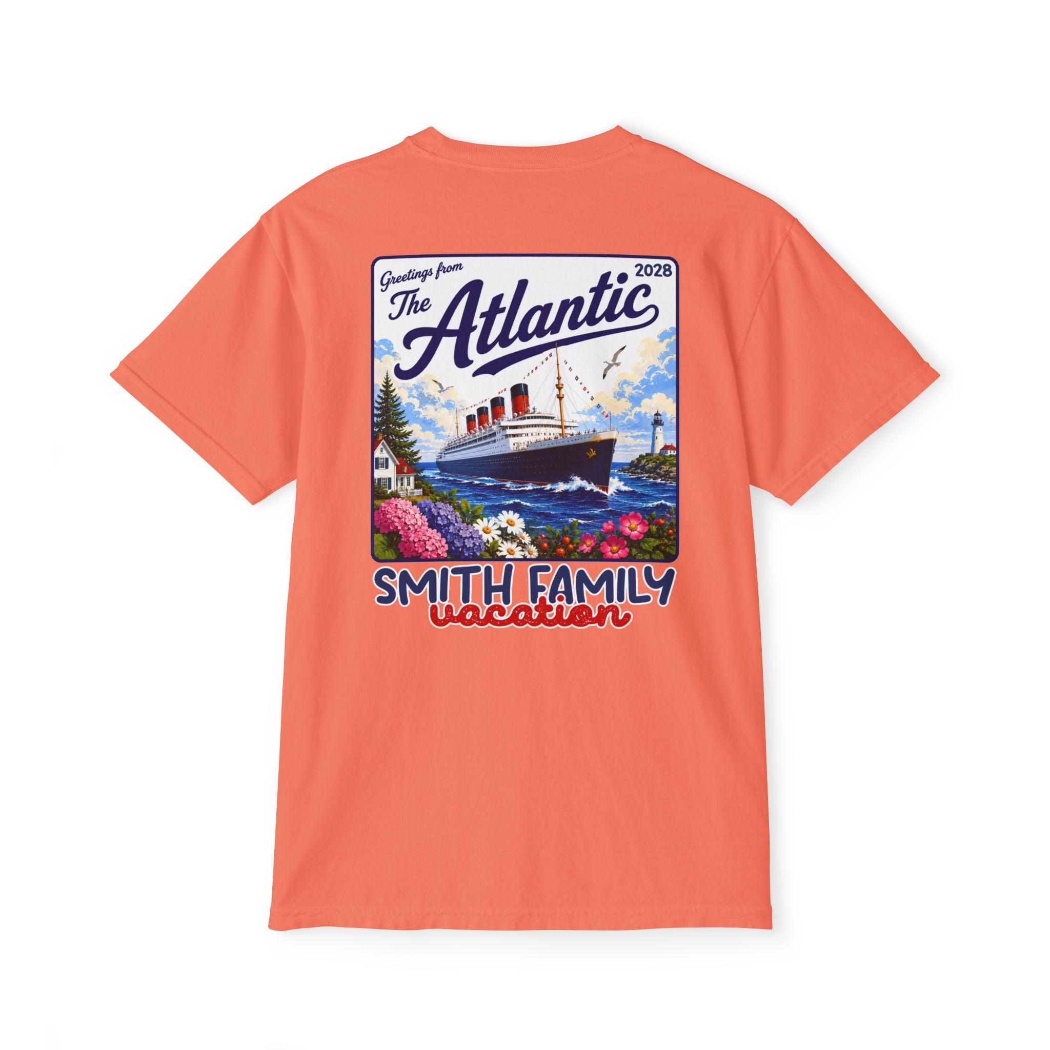 Greetings from the Atlantic Pocket Tee - Suite Escape