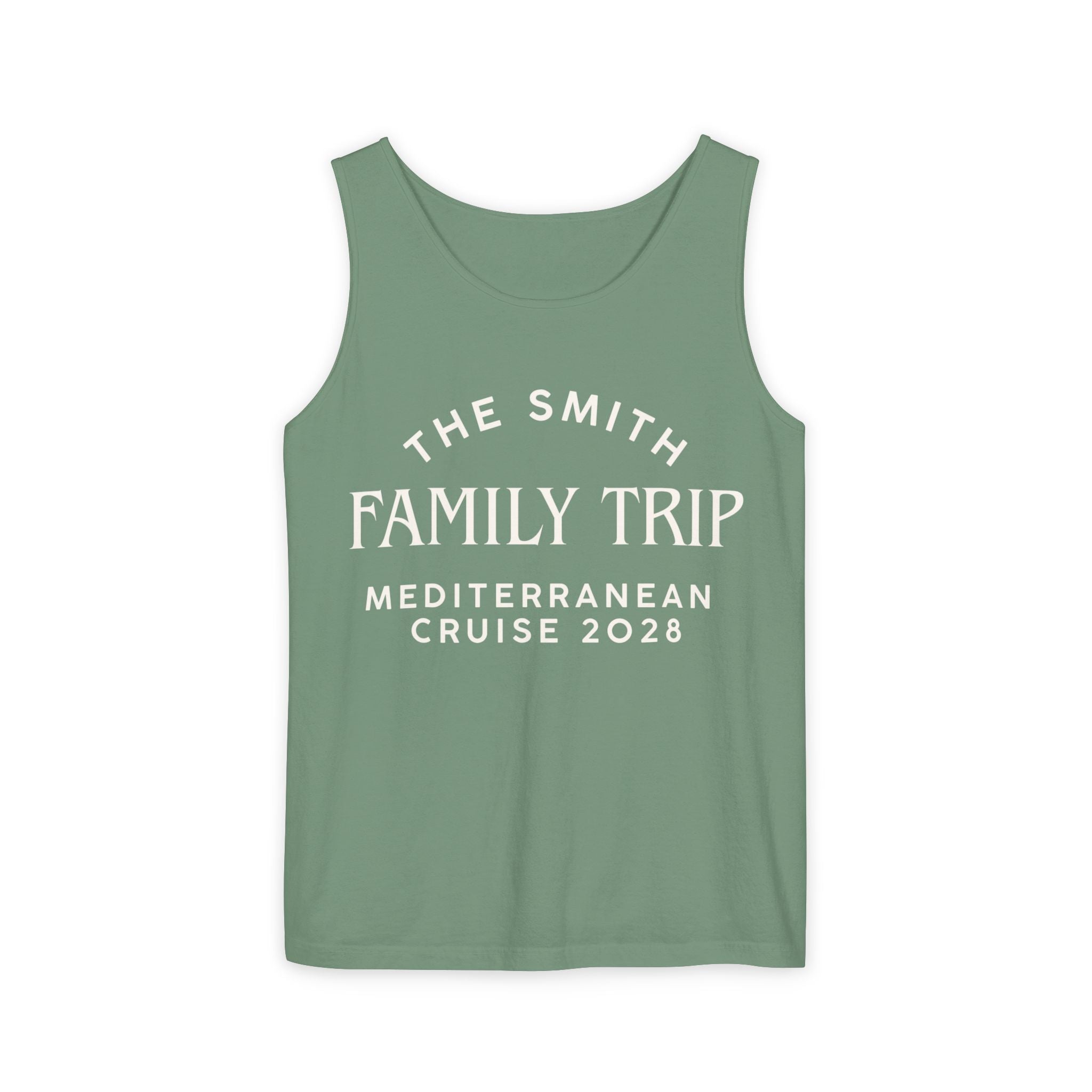 Personalized Arched Text Tank Top - Suite Escape
