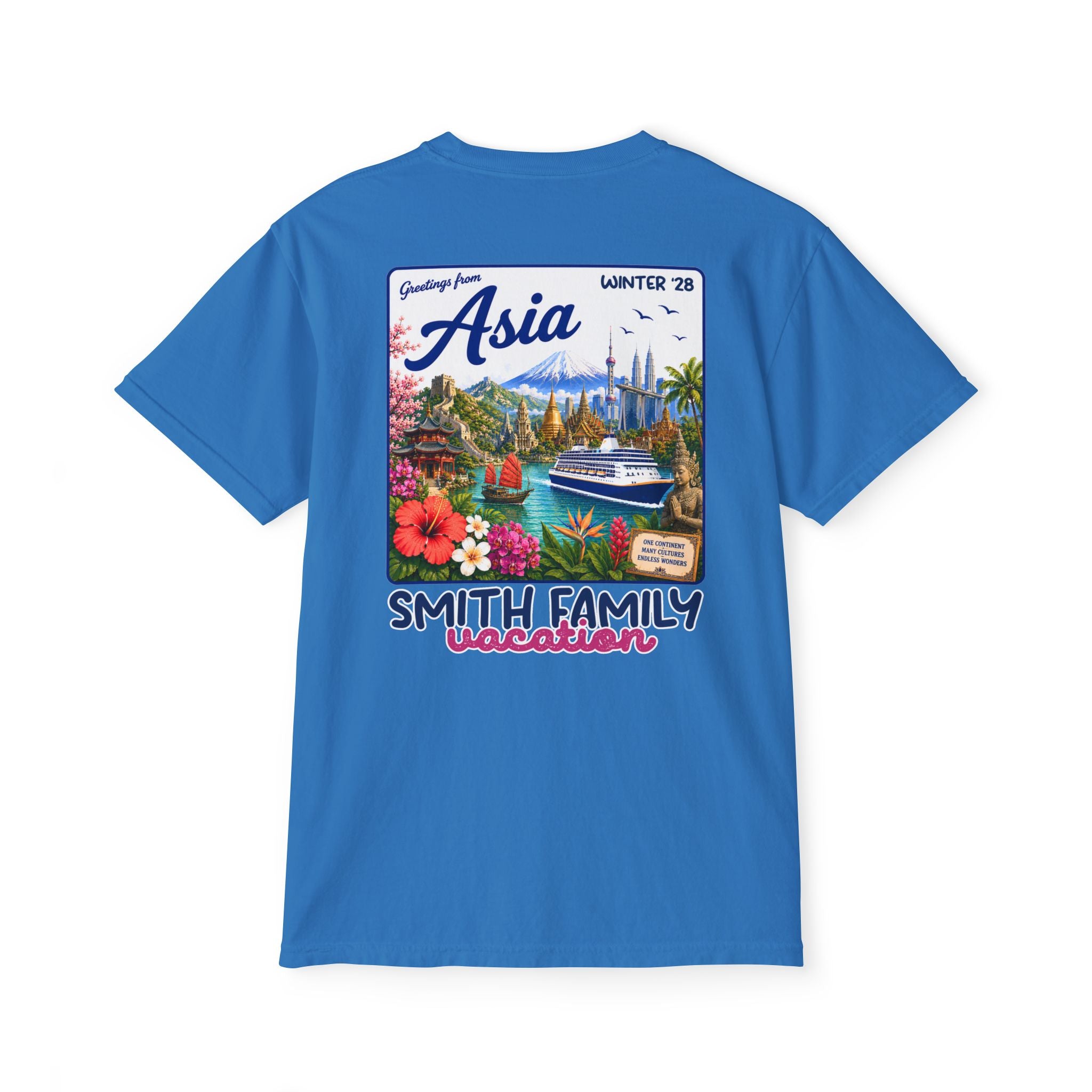 Greetings from Asia Pocket Tee - Suite Escape