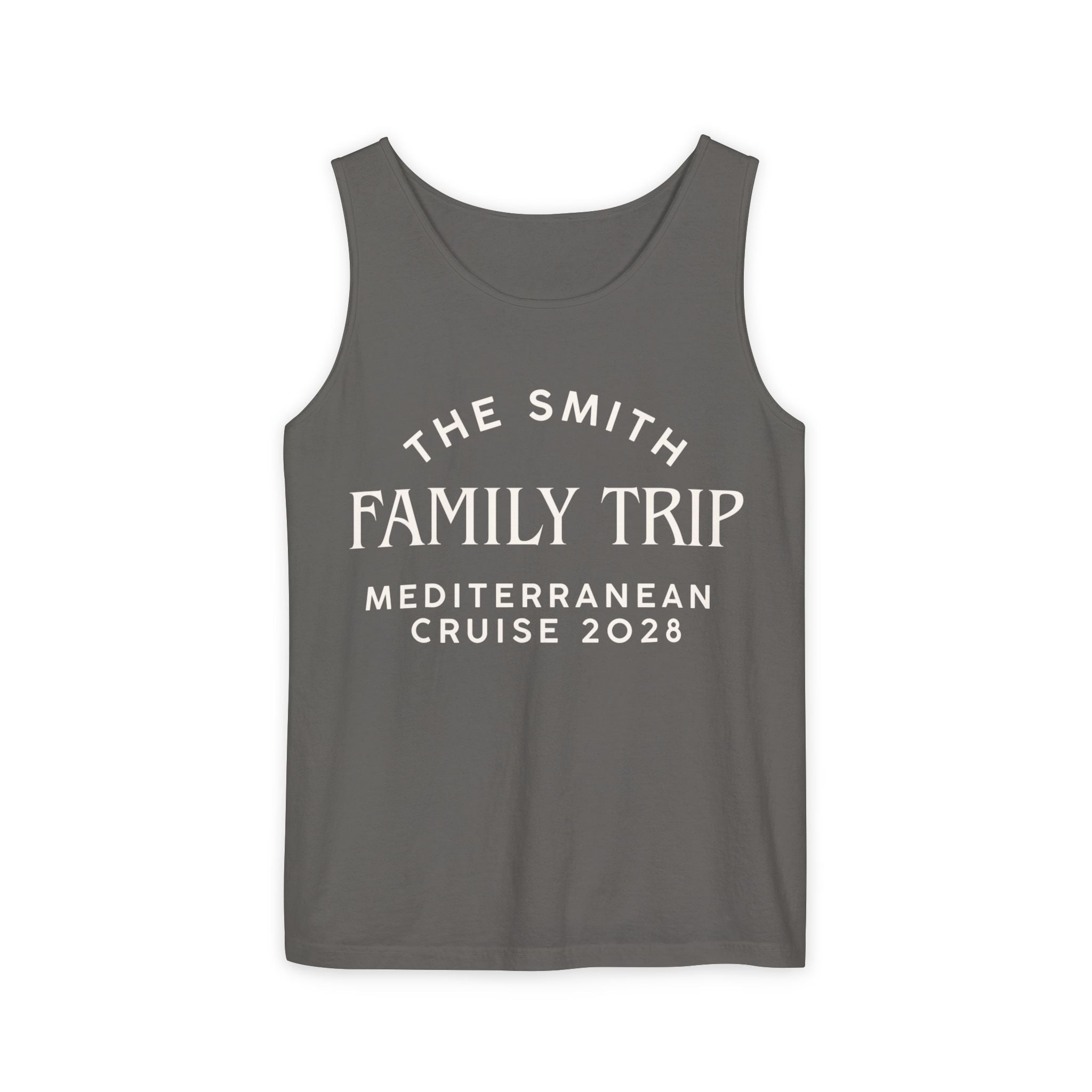 Personalized Arched Text Tank Top - Suite Escape