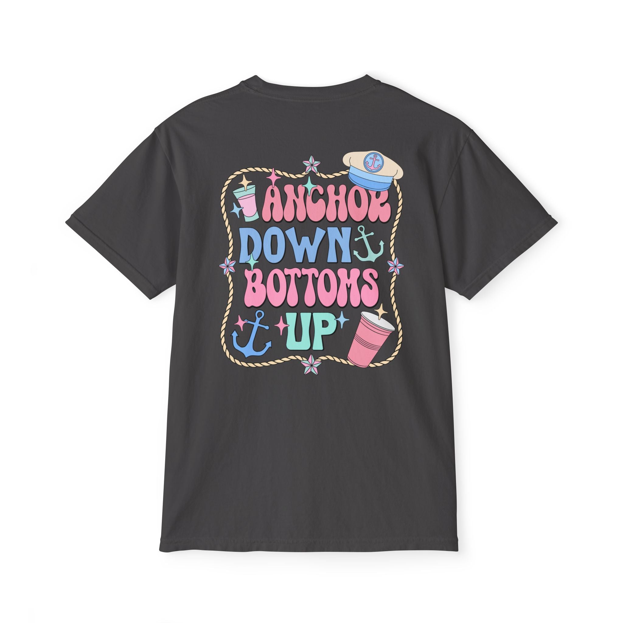 Anchor Down Bottoms Up Pocket Tee
