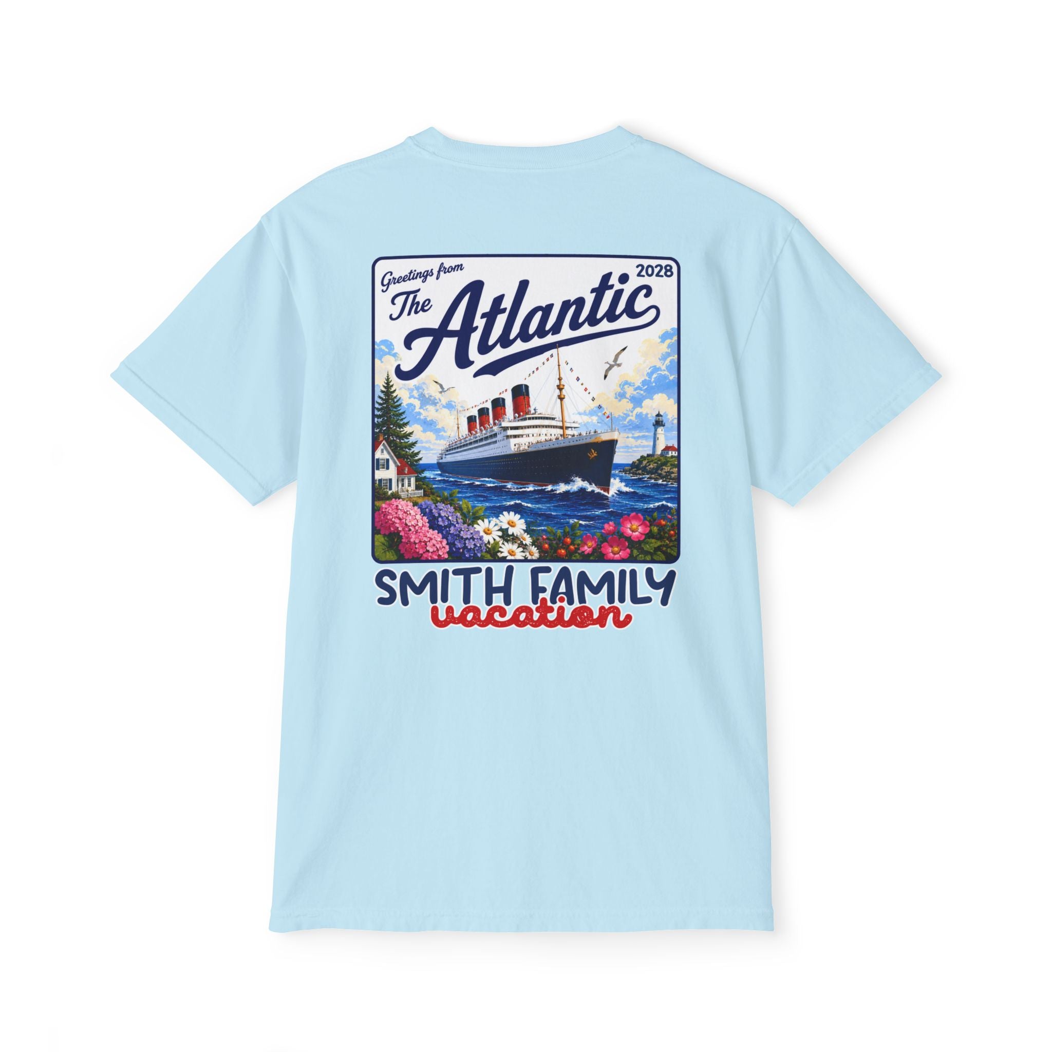 Greetings from the Atlantic Pocket Tee - Suite Escape