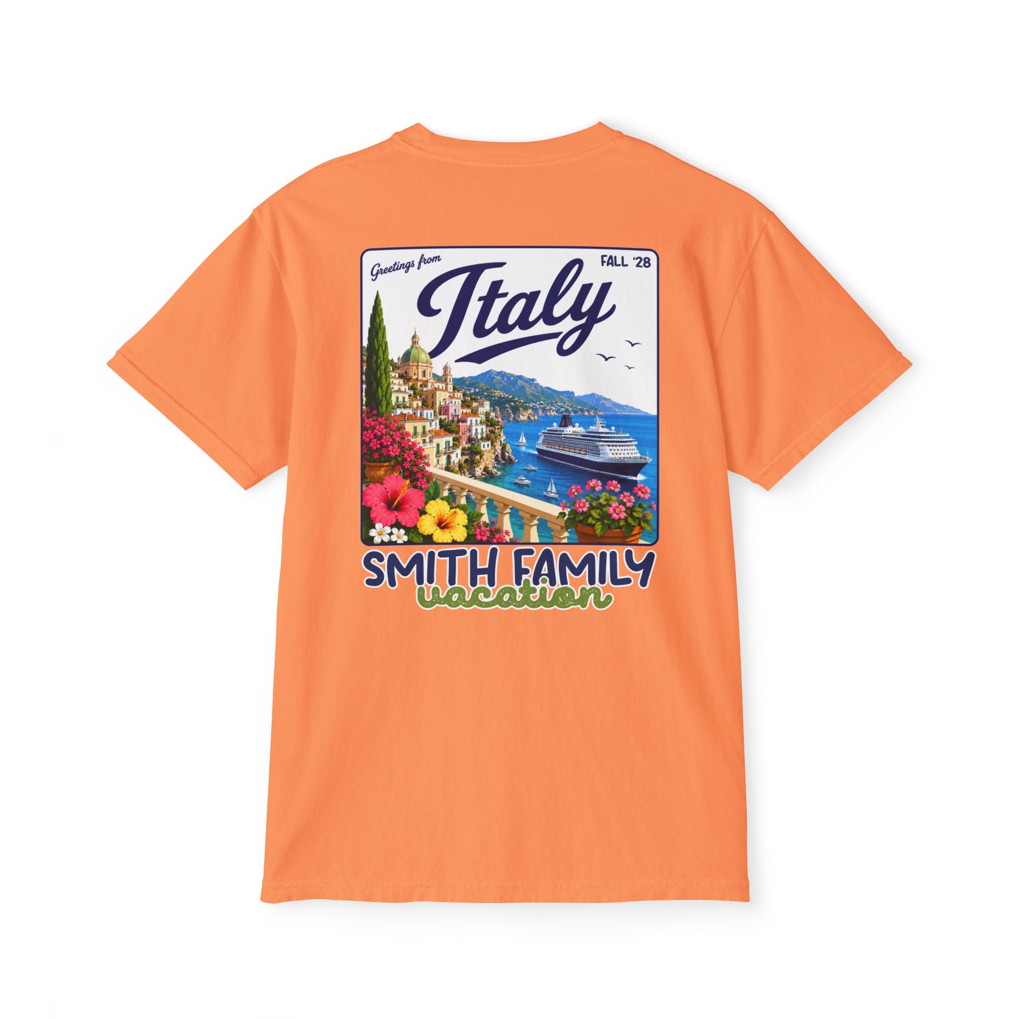 Greetings from Italy Pocket Tee - Suite Escape