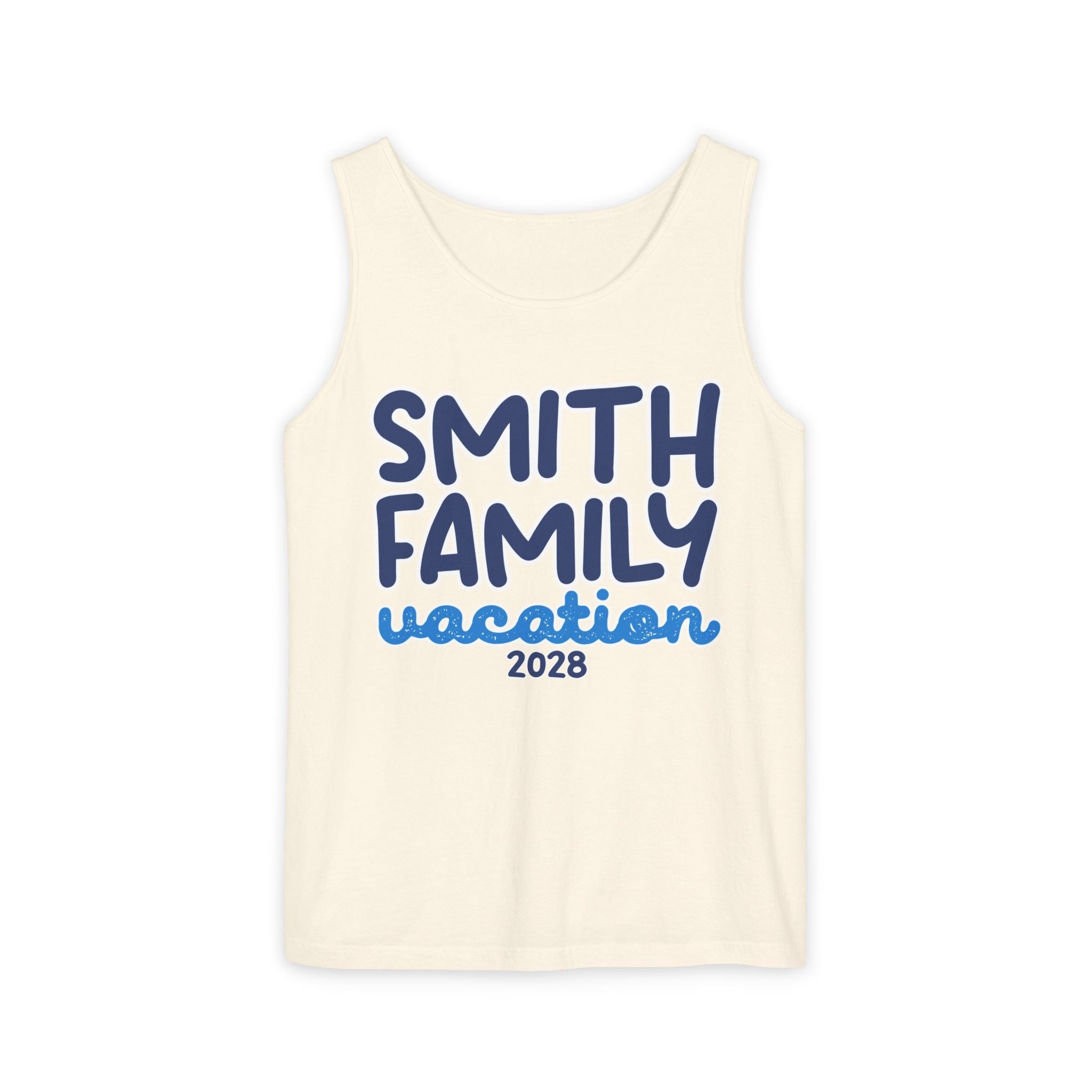 Personalized Handwritten Text Tank Top - Suite Escape