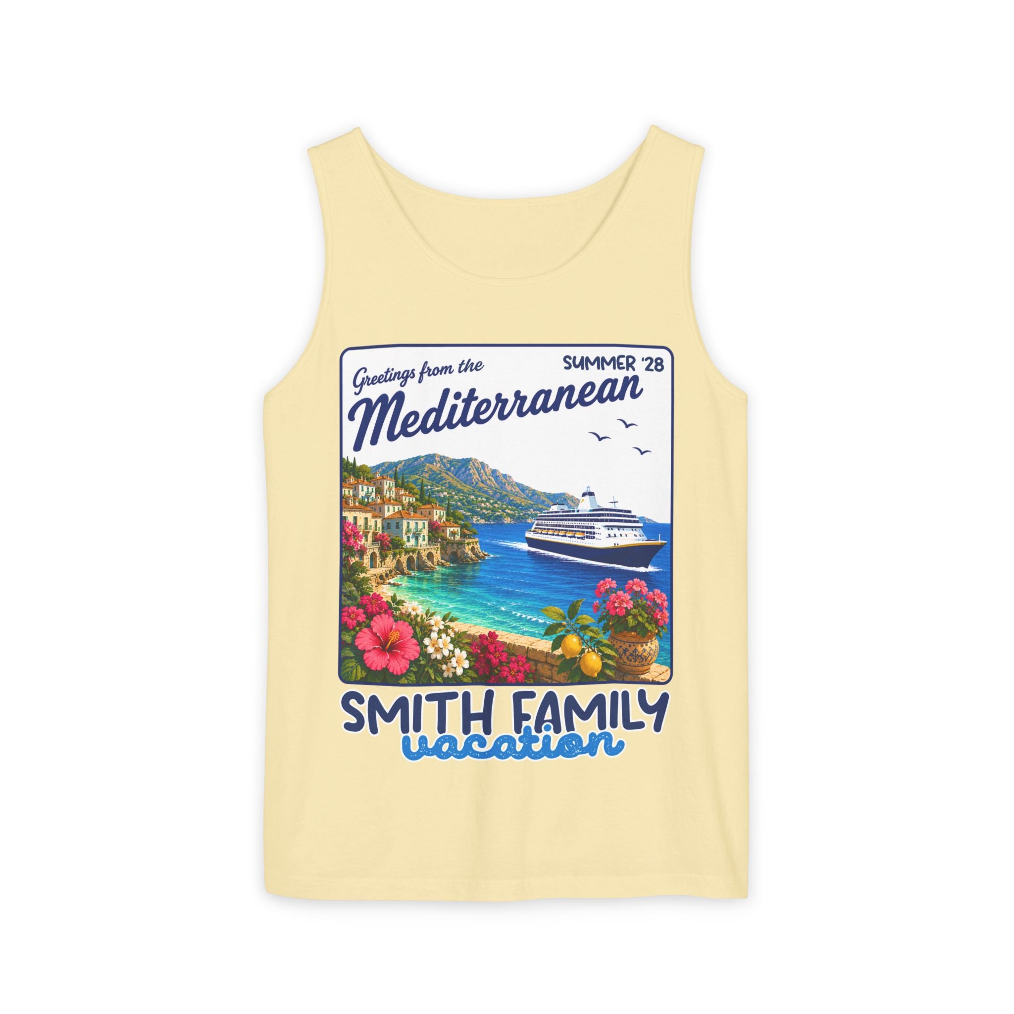 Greetings from the Mediterranean Tank Top - Suite Escape