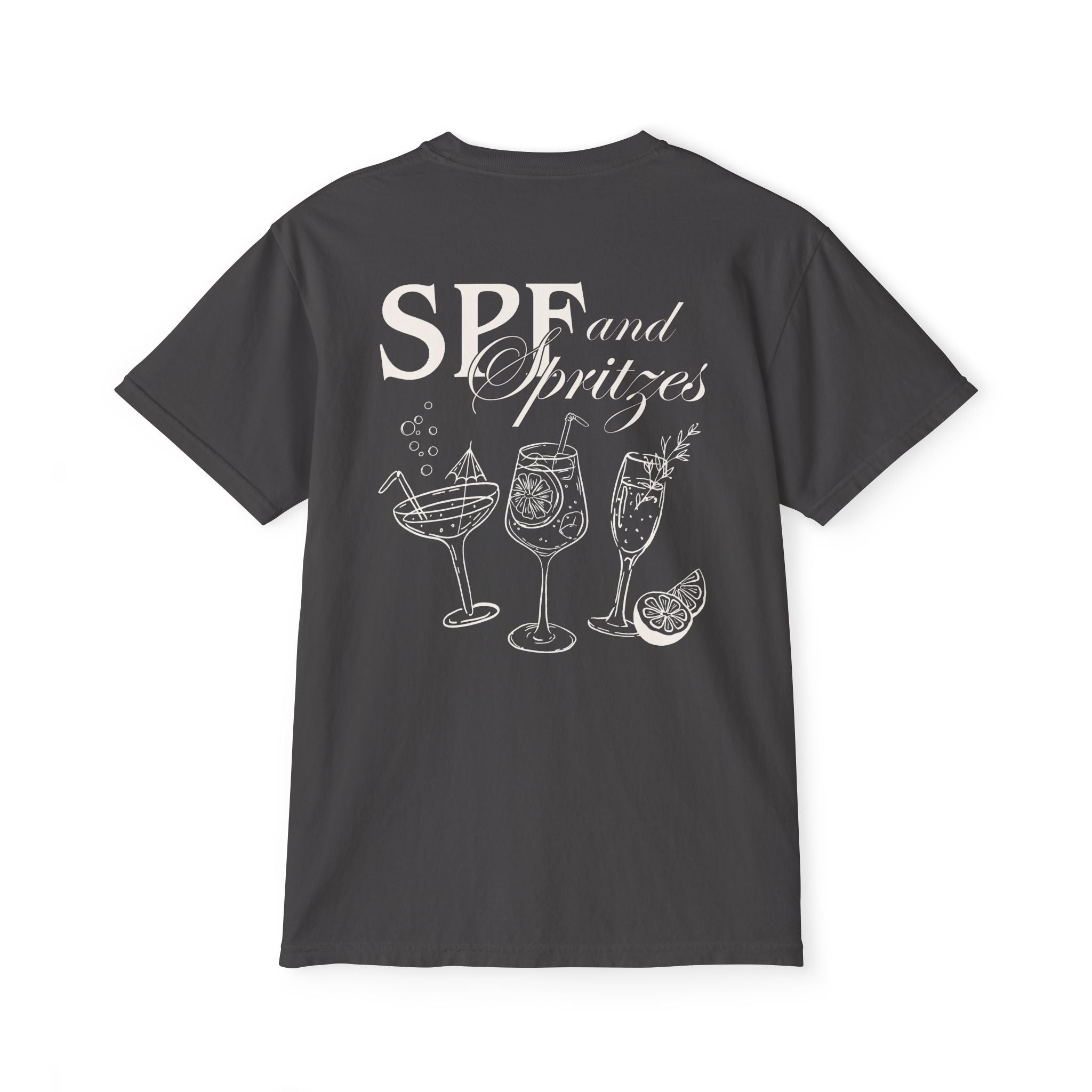 SPF & Spritzes Pocket Tee - Suite Escape