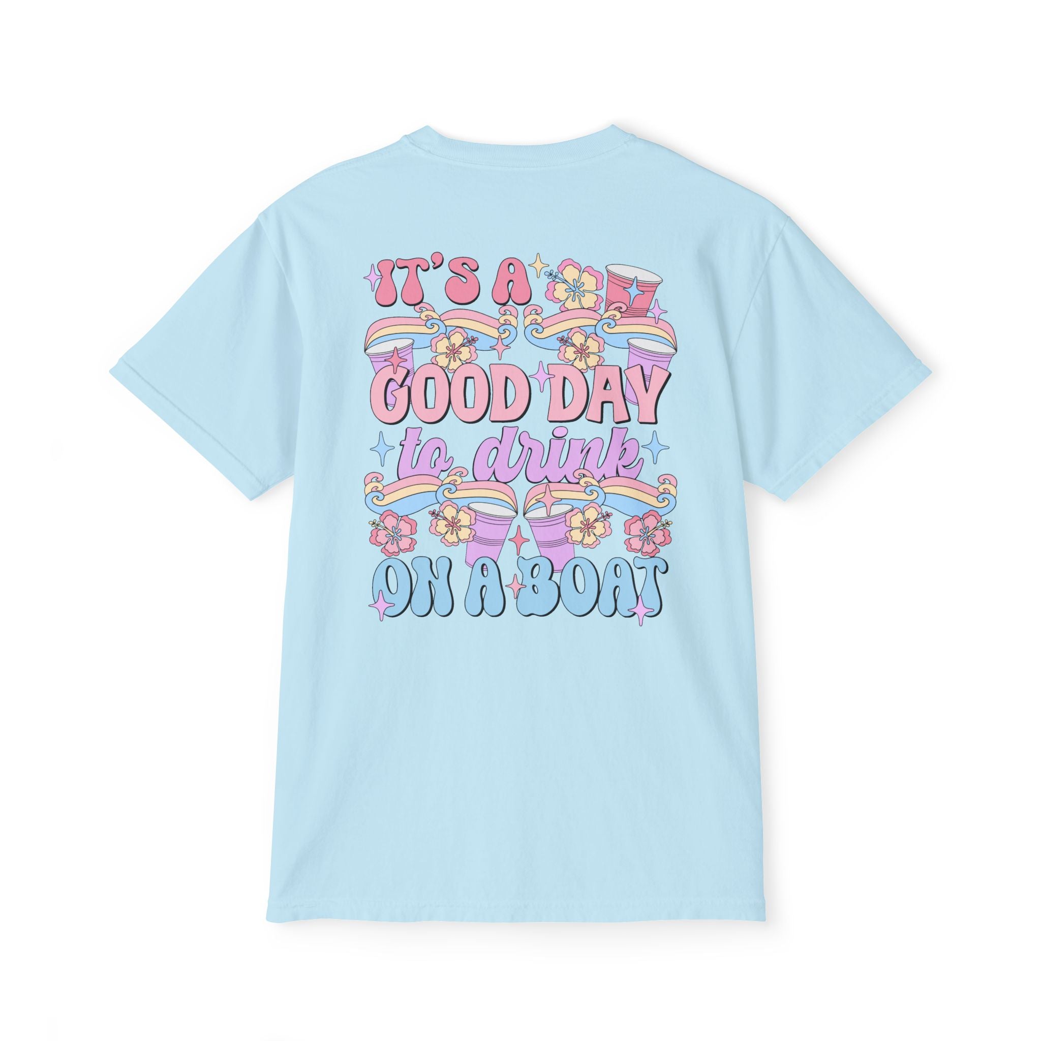 Good Day to Drink On a Boat Pocket Tee