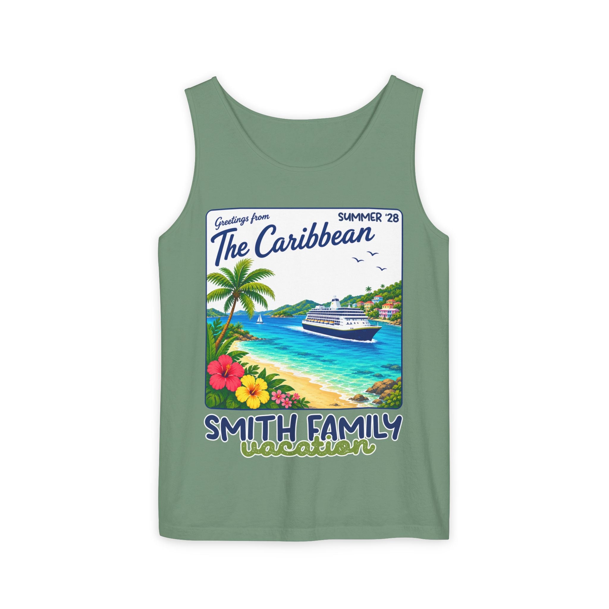Greetings from the Caribbean Tank Top - Suite Escape