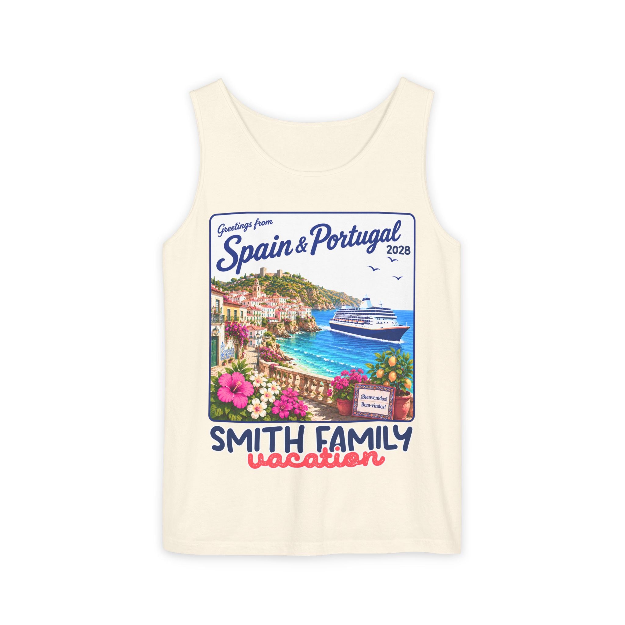 Greetings from Spain & Portugal Tank Top - Suite Escape