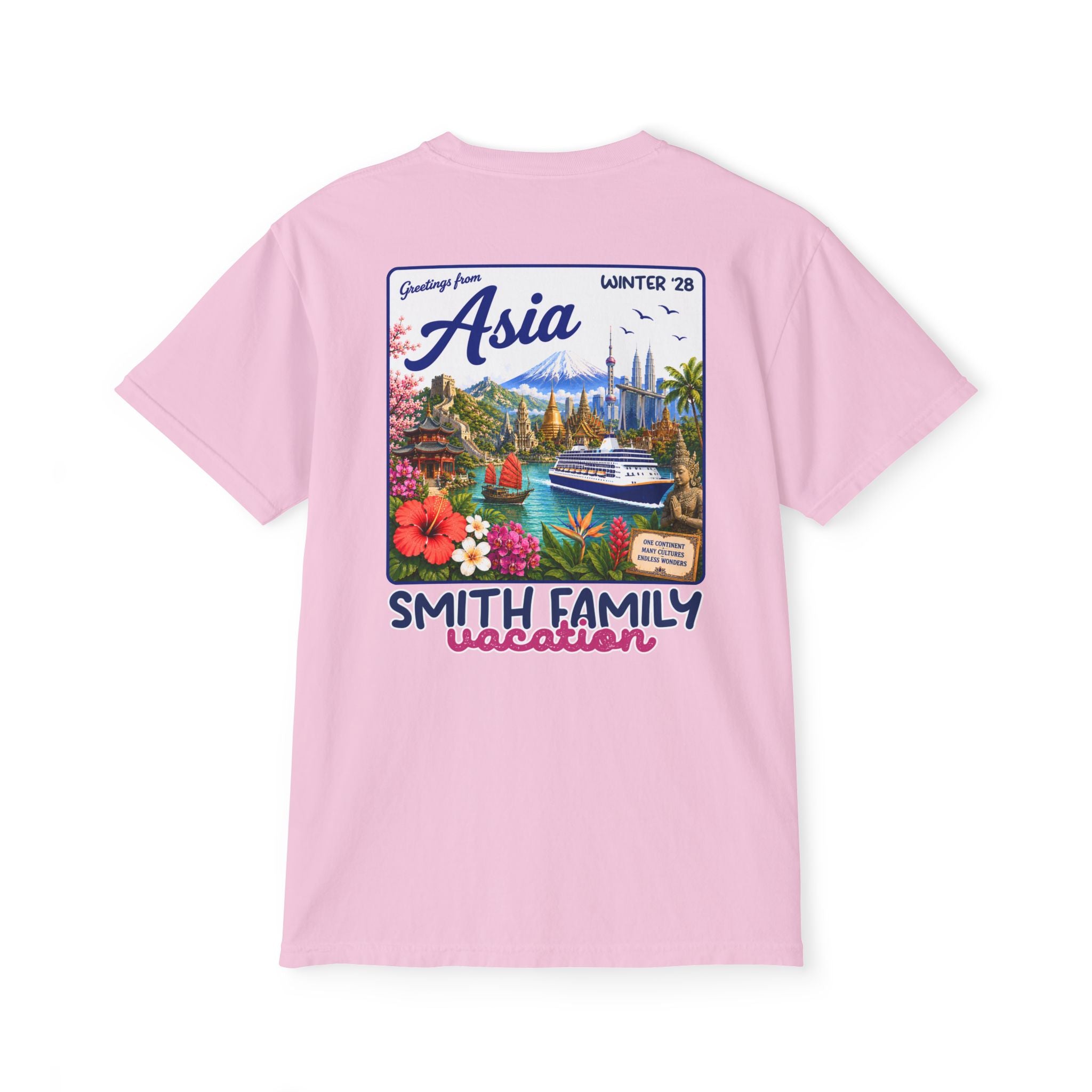 Greetings from Asia Pocket Tee - Suite Escape