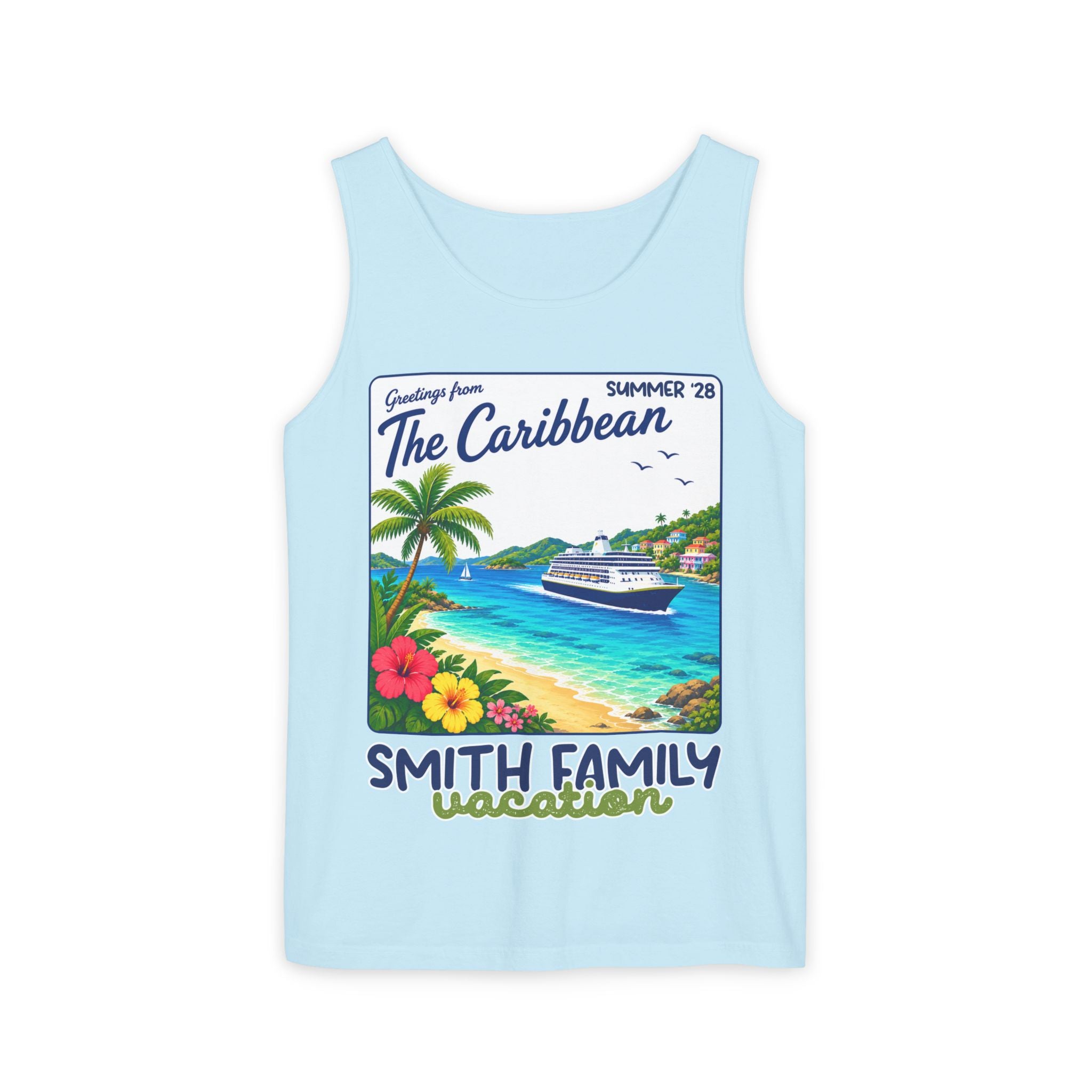 Greetings from the Caribbean Tank Top - Suite Escape
