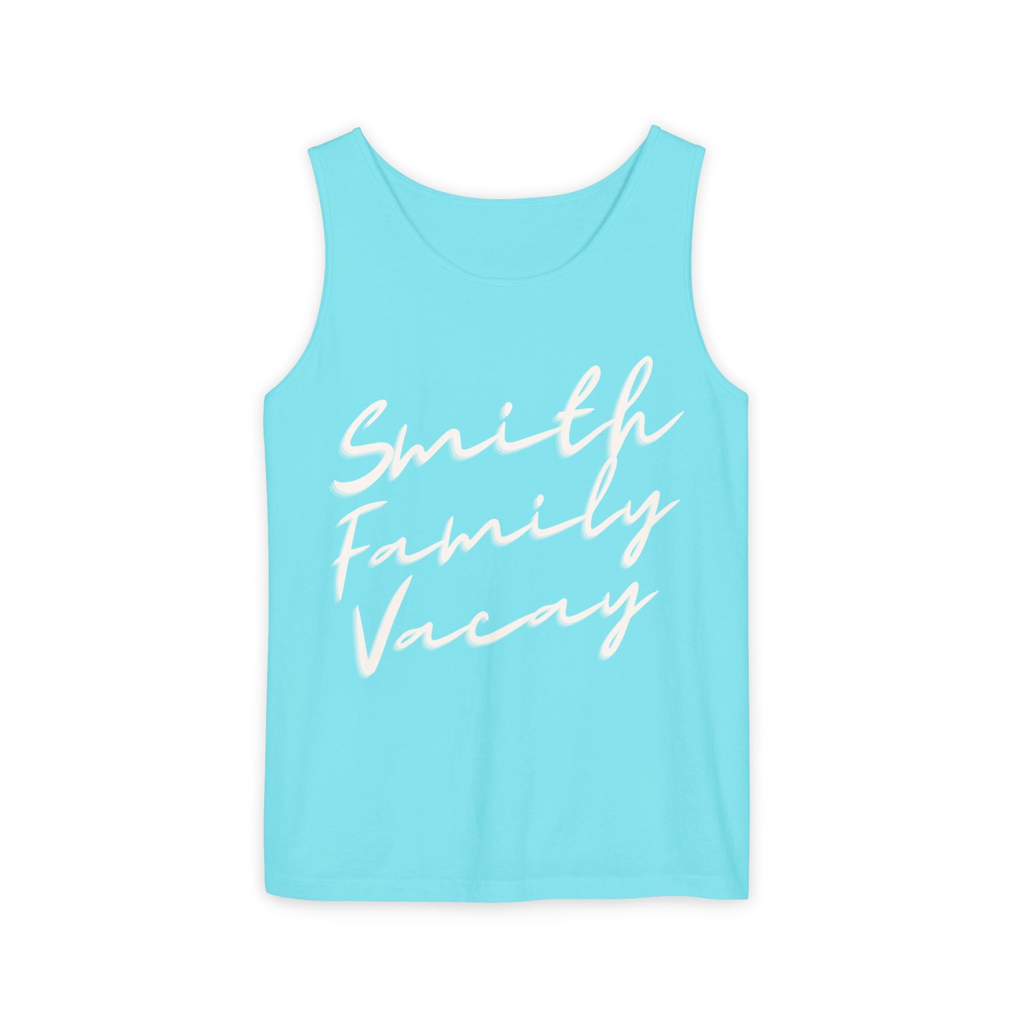 Personalized Retro Text Tank Top - Suite Escape