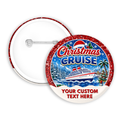 Christmas Cruise Pinback Button - Suite Escape