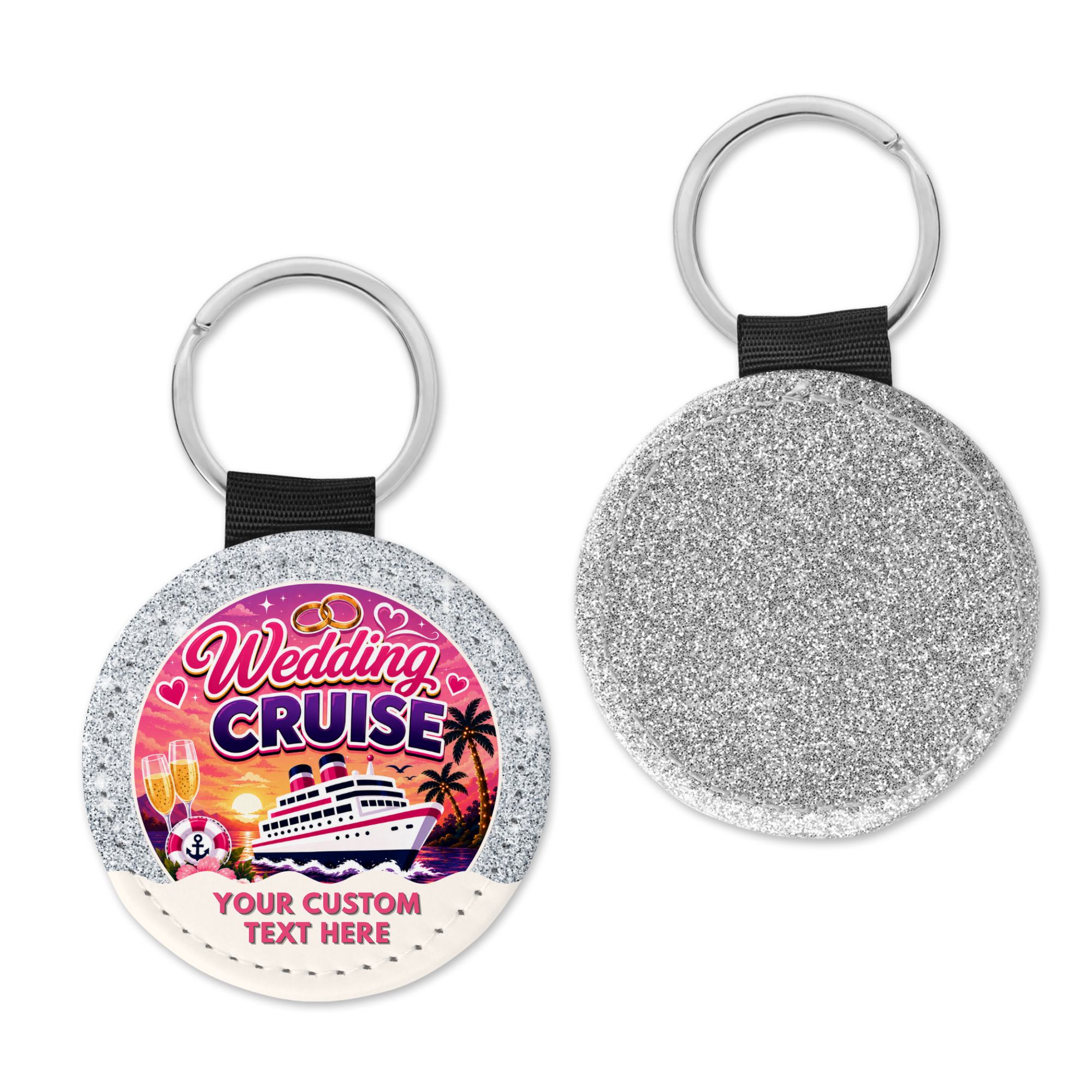 Wedding Cruise Bag Charm Keychain - Suite Escape