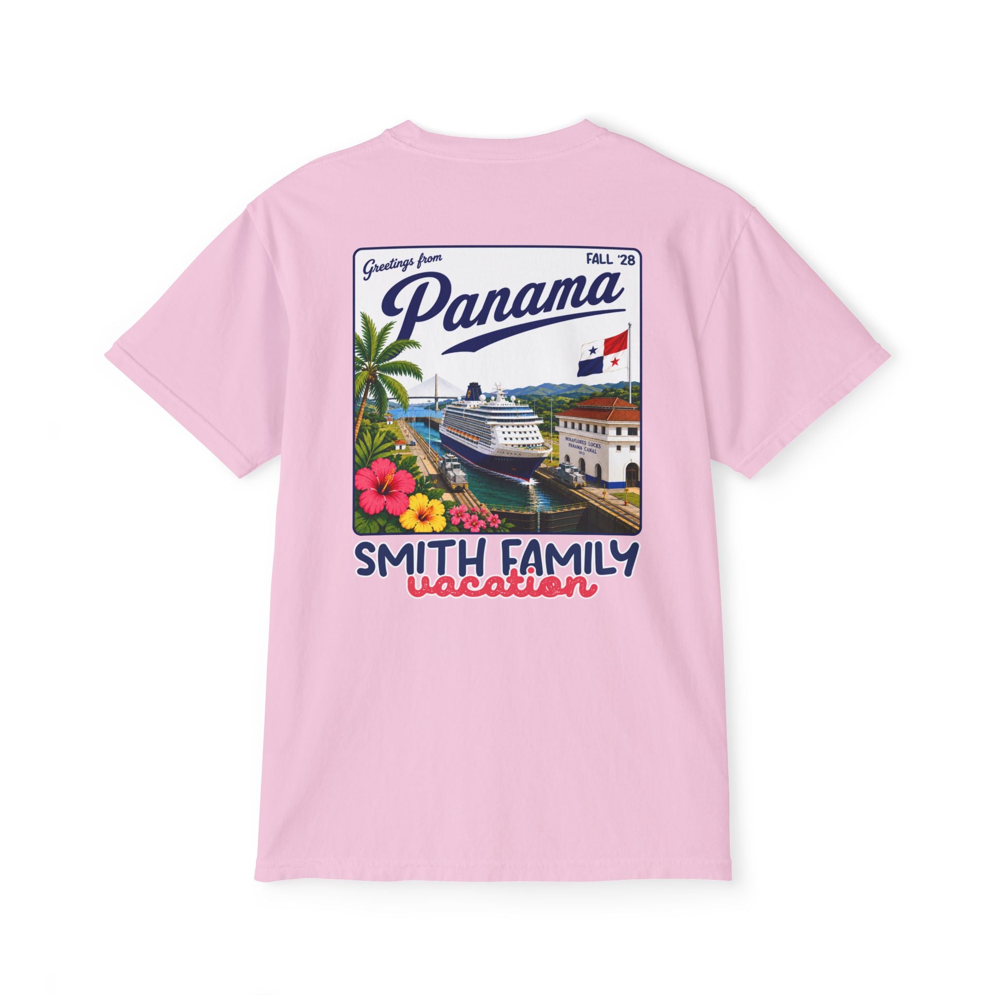 Greetings from Panama Pocket Tee - Suite Escape