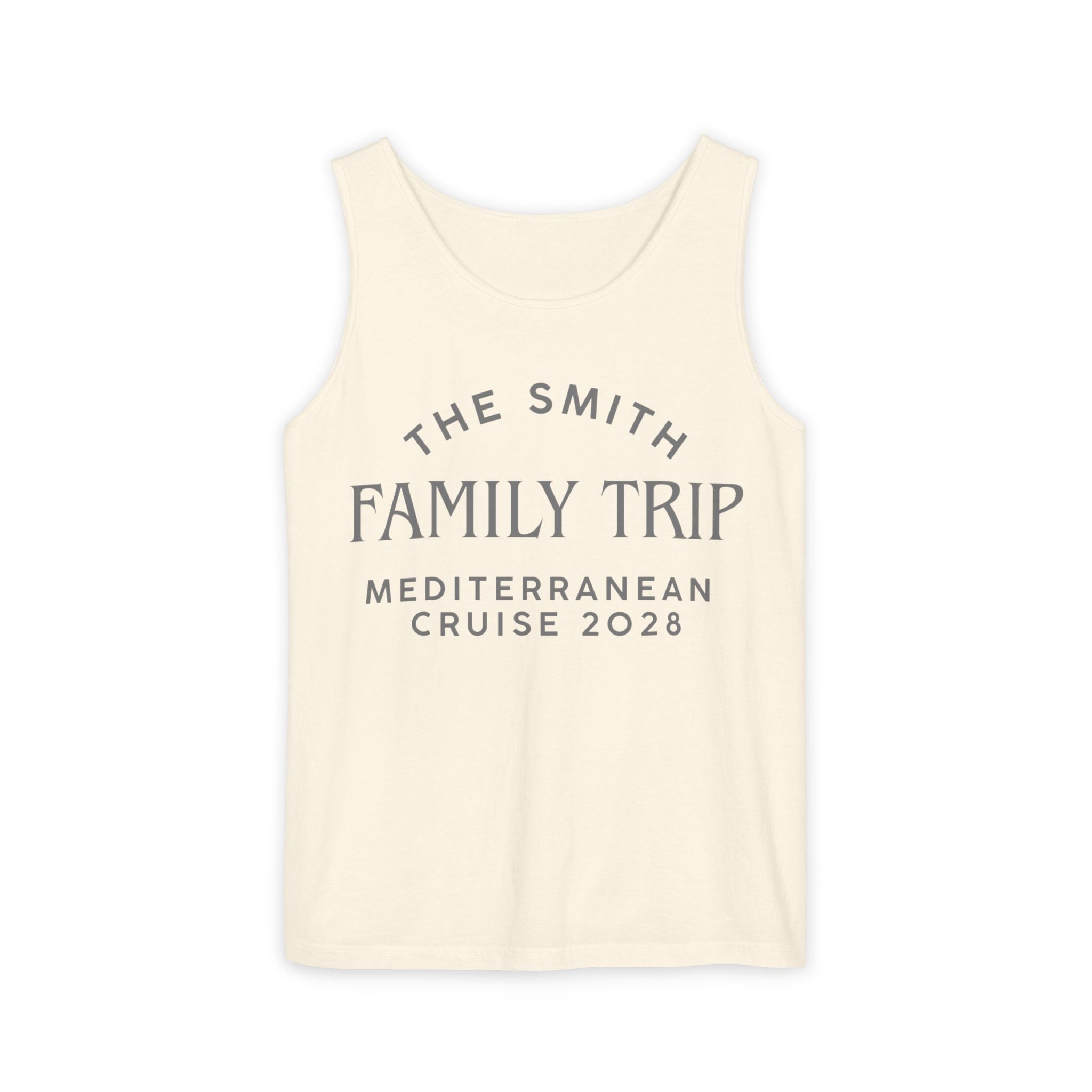 Personalized Arched Text Tank Top - Suite Escape