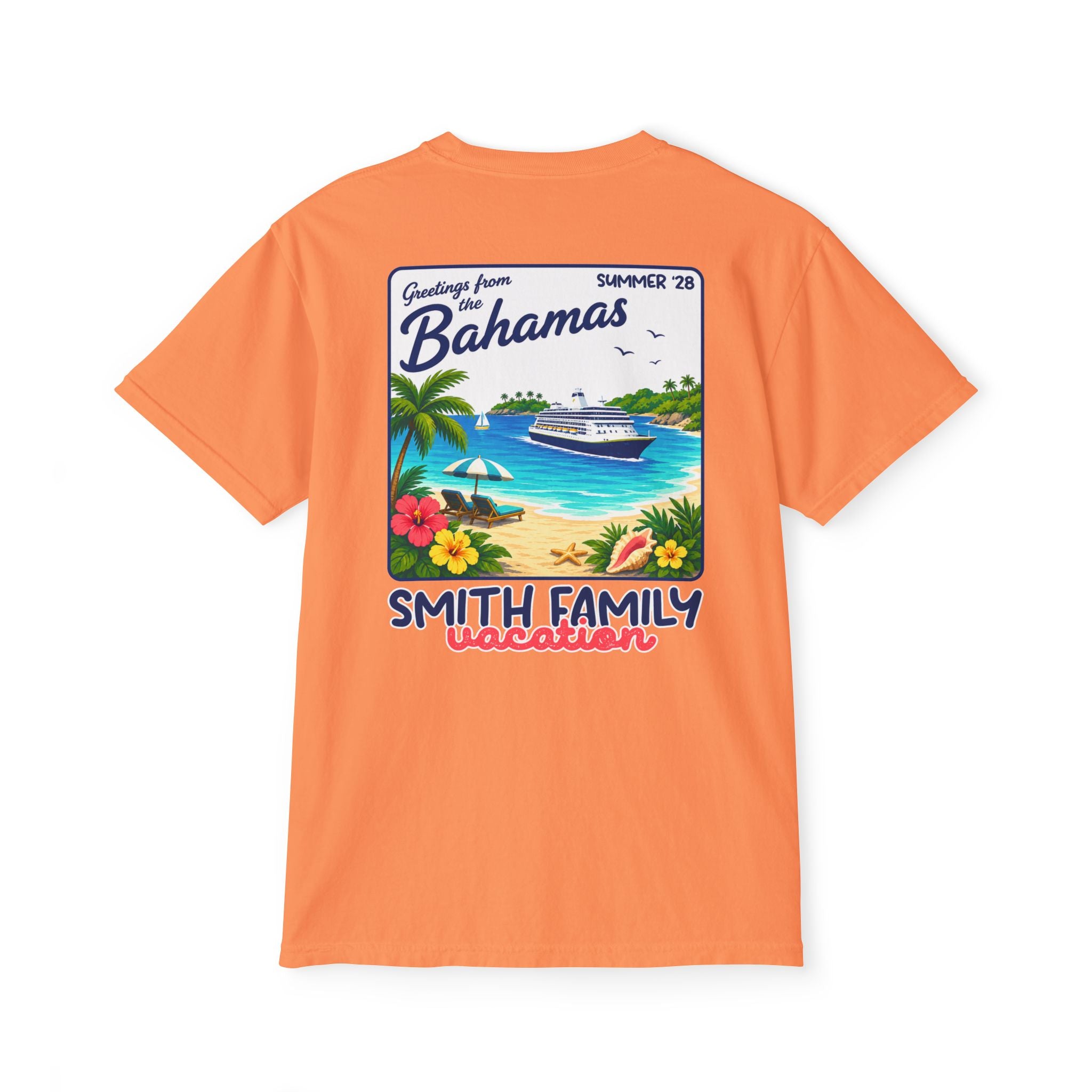 Greetings from the Bahamas Pocket Tee - Suite Escape