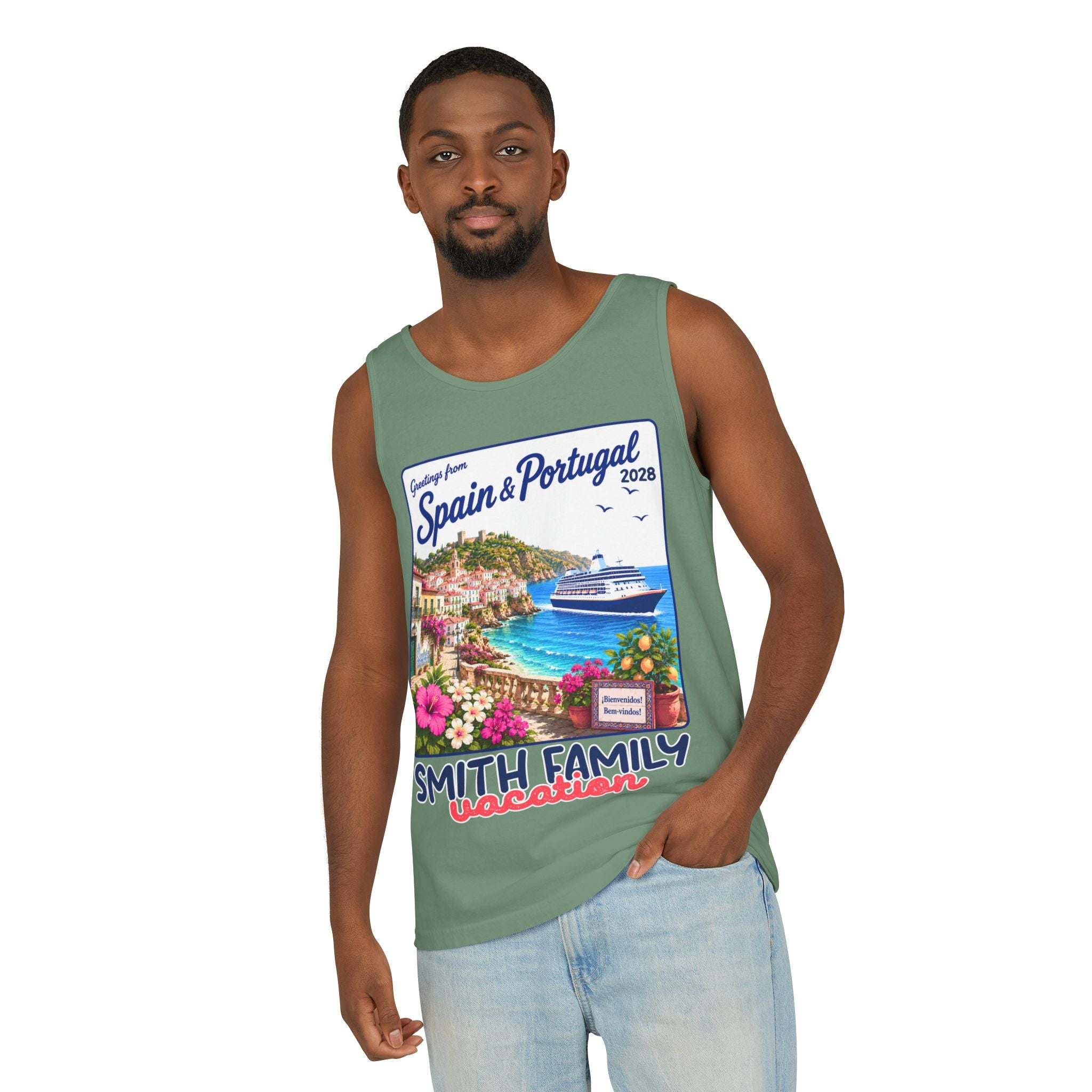 Greetings from Spain & Portugal Tank Top - Suite Escape
