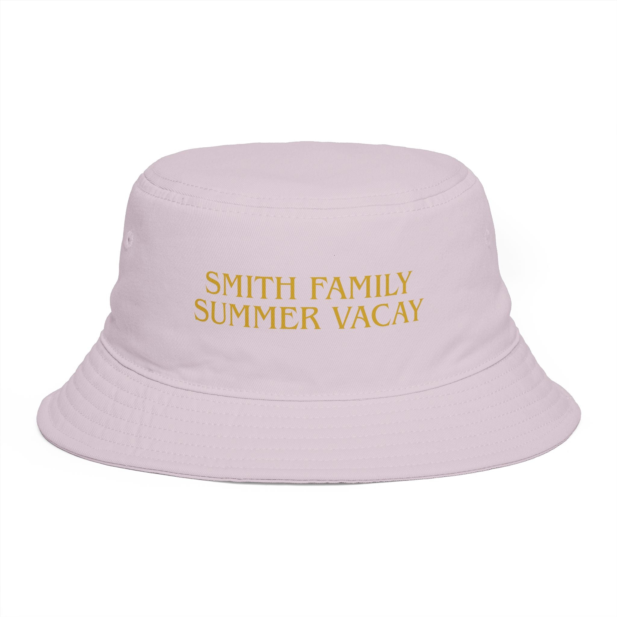 Personalized Gold Text Bucket Hat - Suite Escape