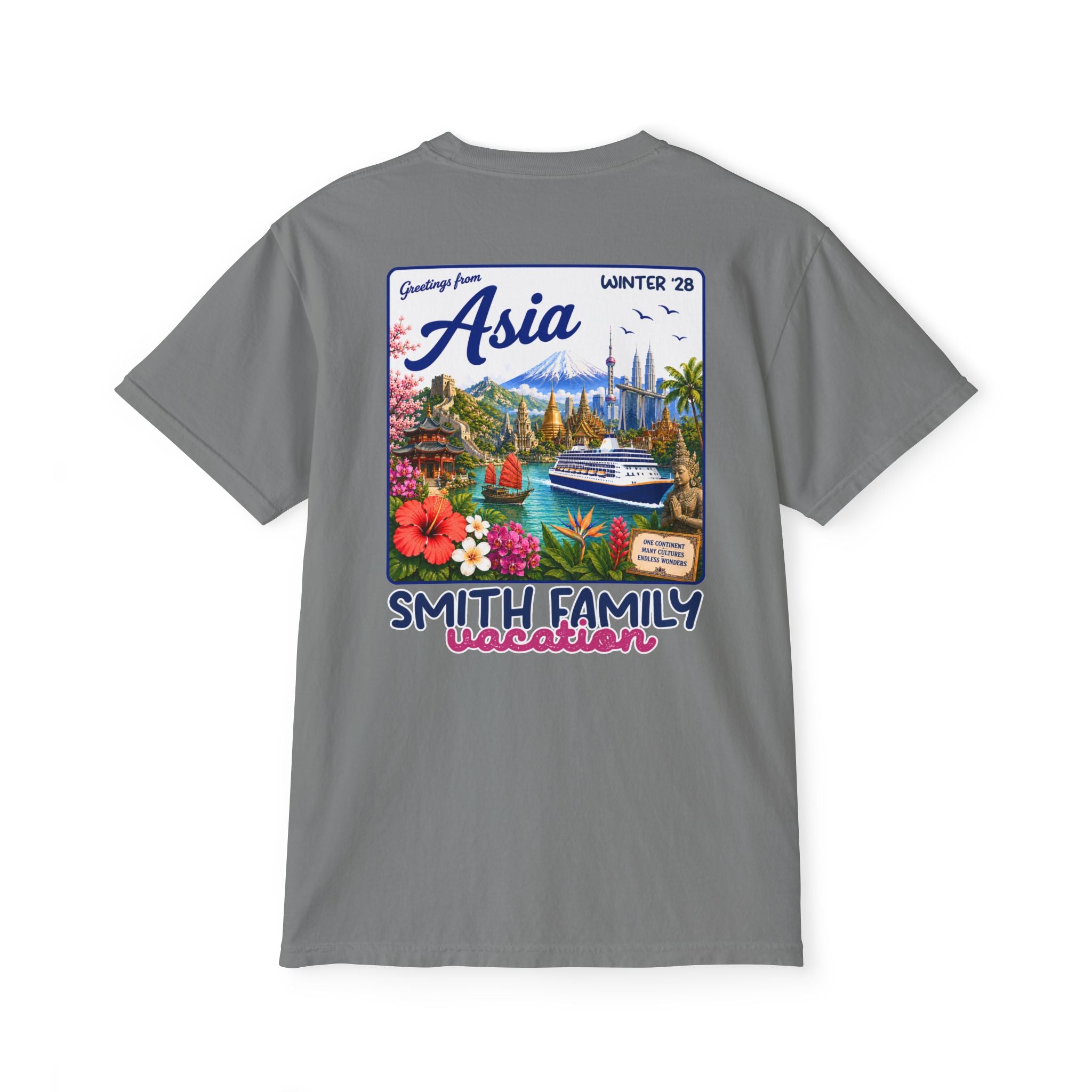 Greetings from Asia Pocket Tee - Suite Escape