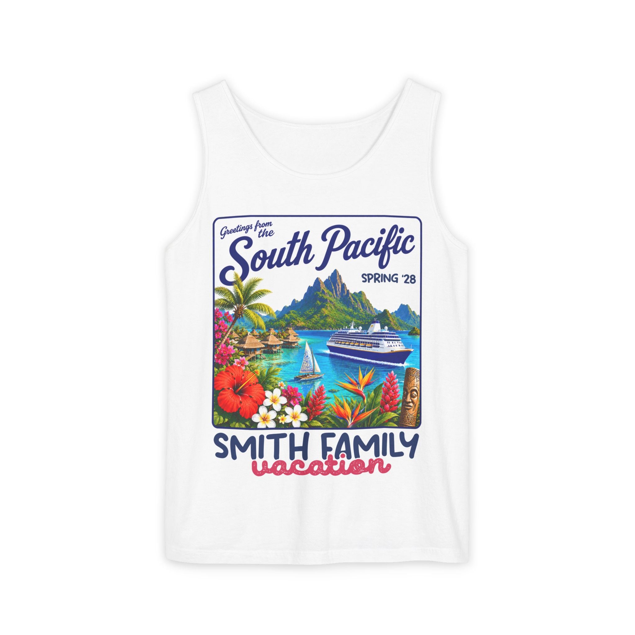 Greetings from the South Pacific Tank Top - Suite Escape