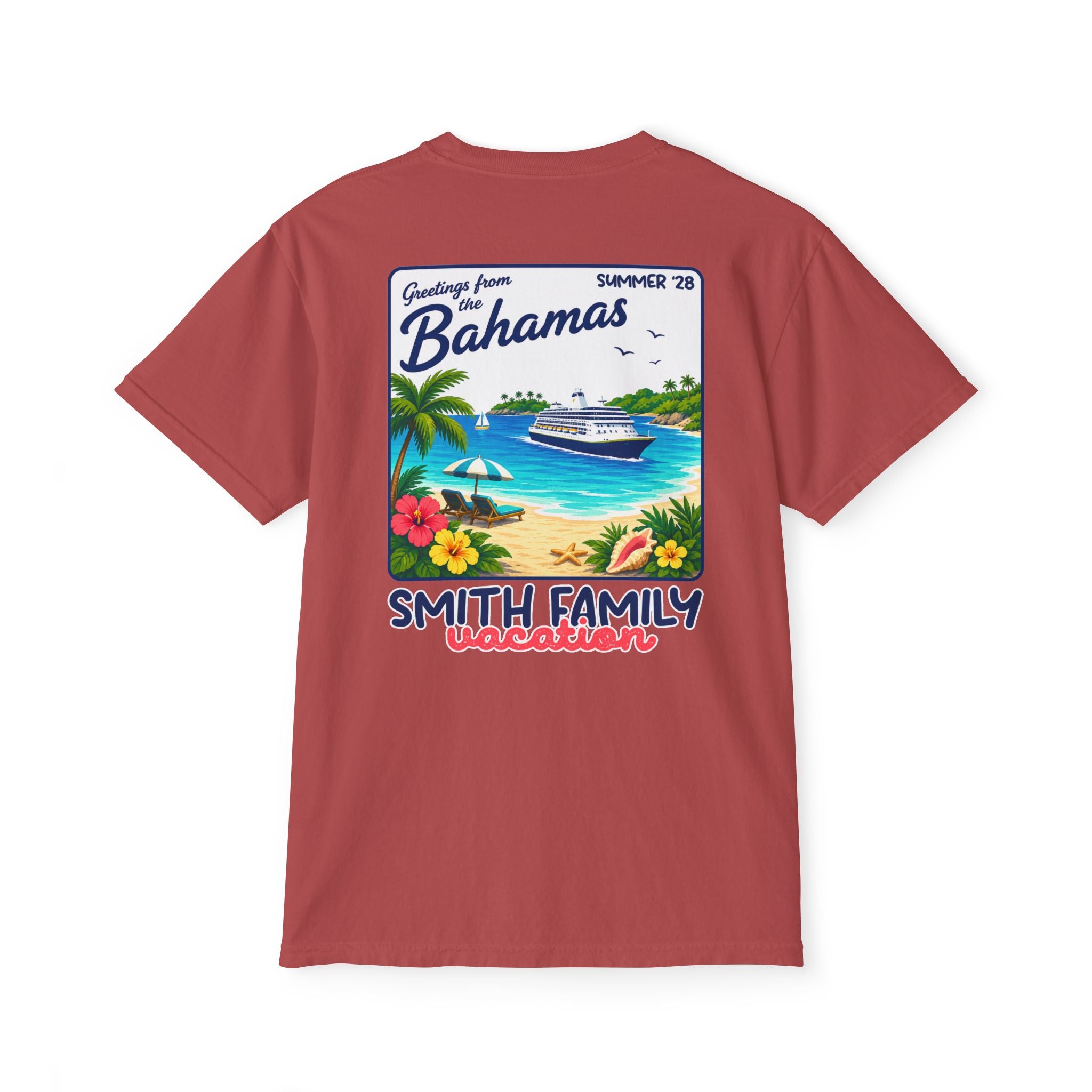 Greetings from the Bahamas Pocket Tee - Suite Escape