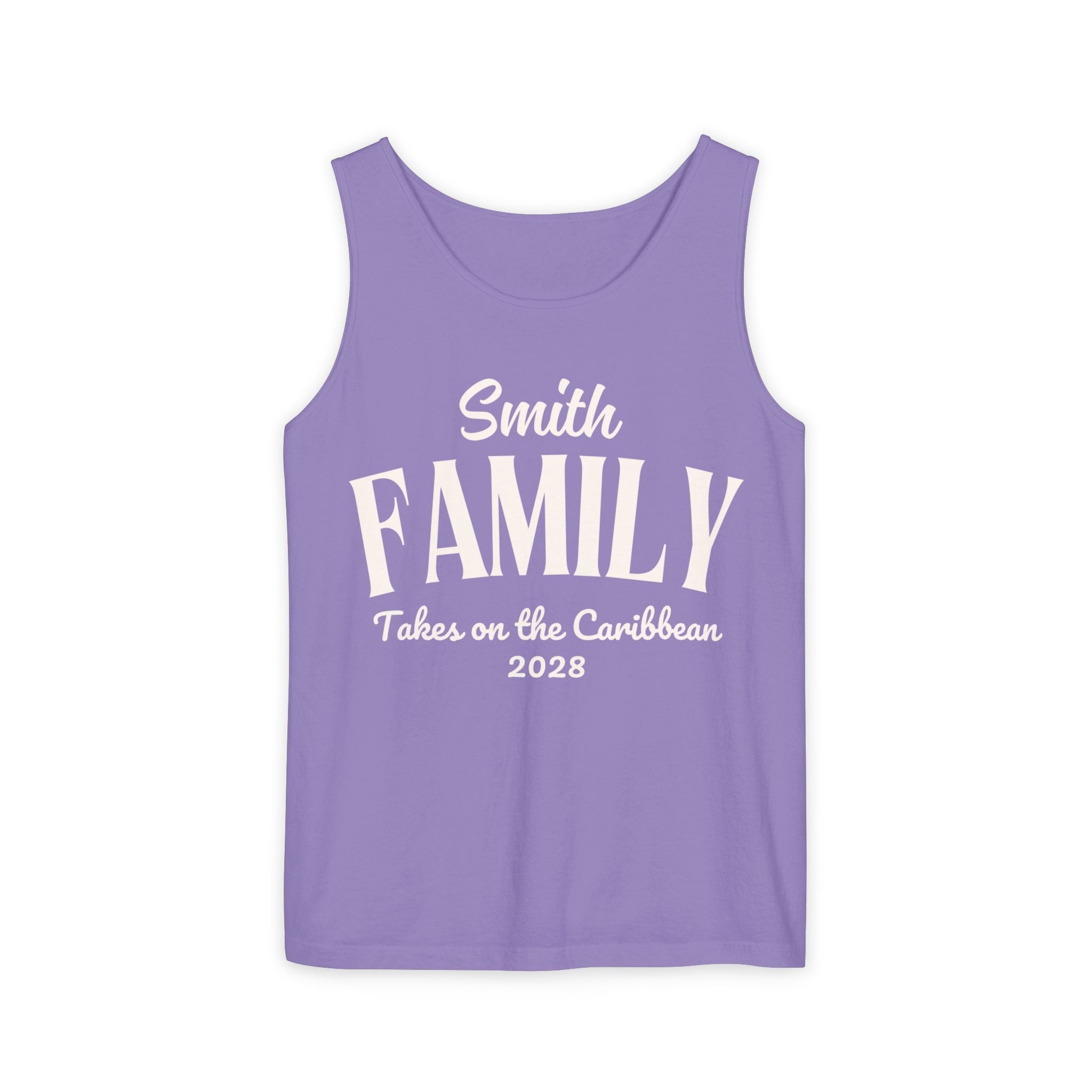Personalized Script Text Tank Top - Suite Escape
