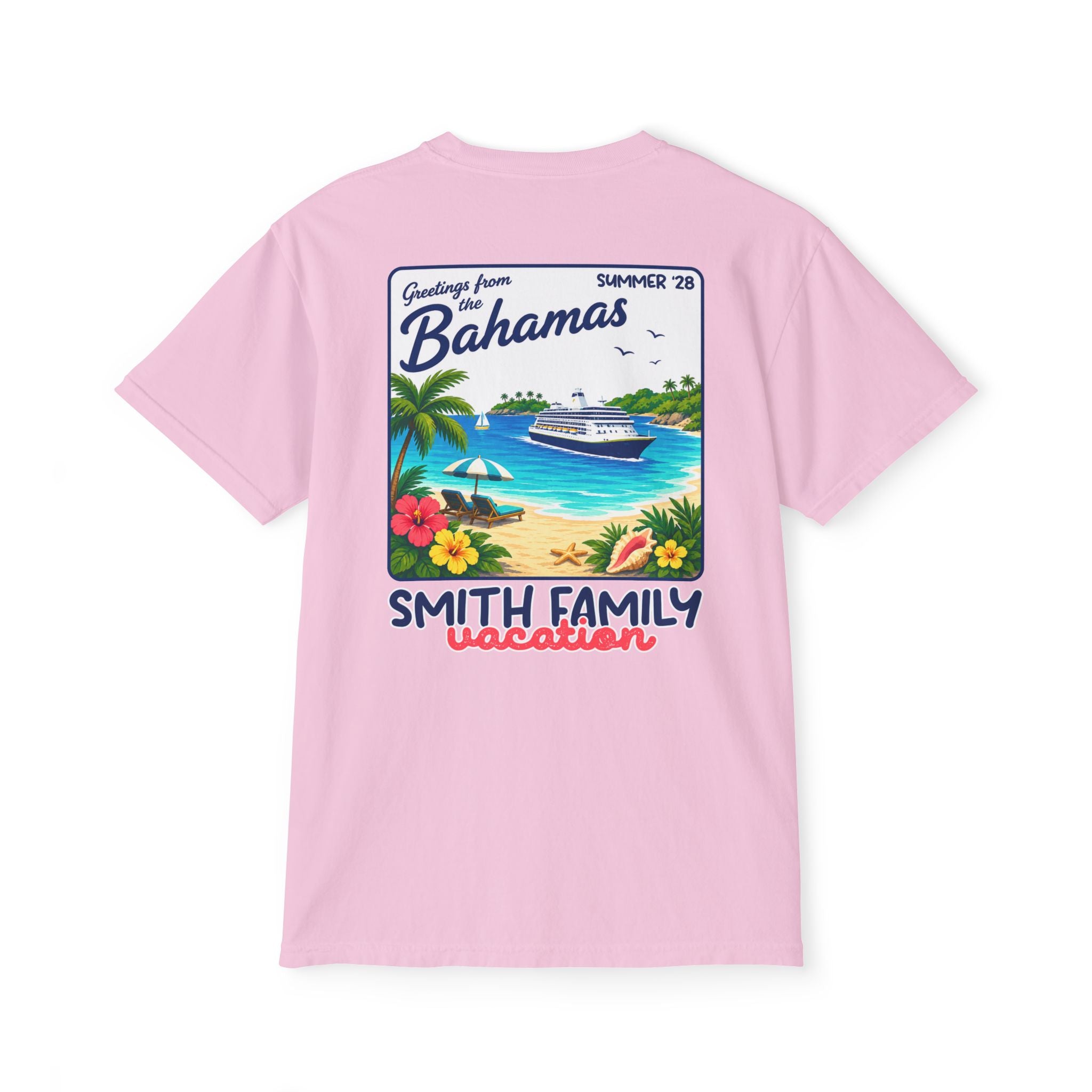 Greetings from the Bahamas Pocket Tee - Suite Escape