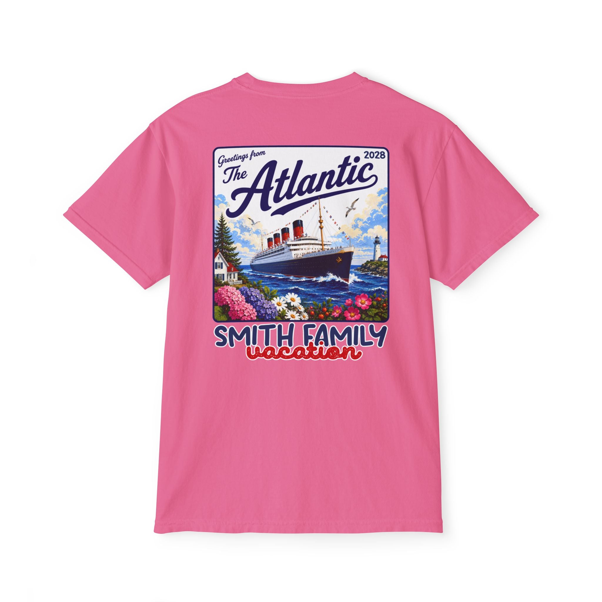 Greetings from the Atlantic Pocket Tee - Suite Escape