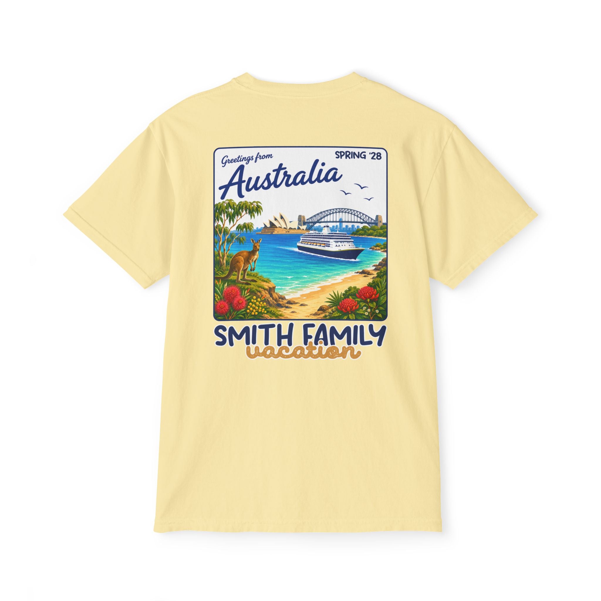 Greetings from Australia Pocket Tee - Suite Escape