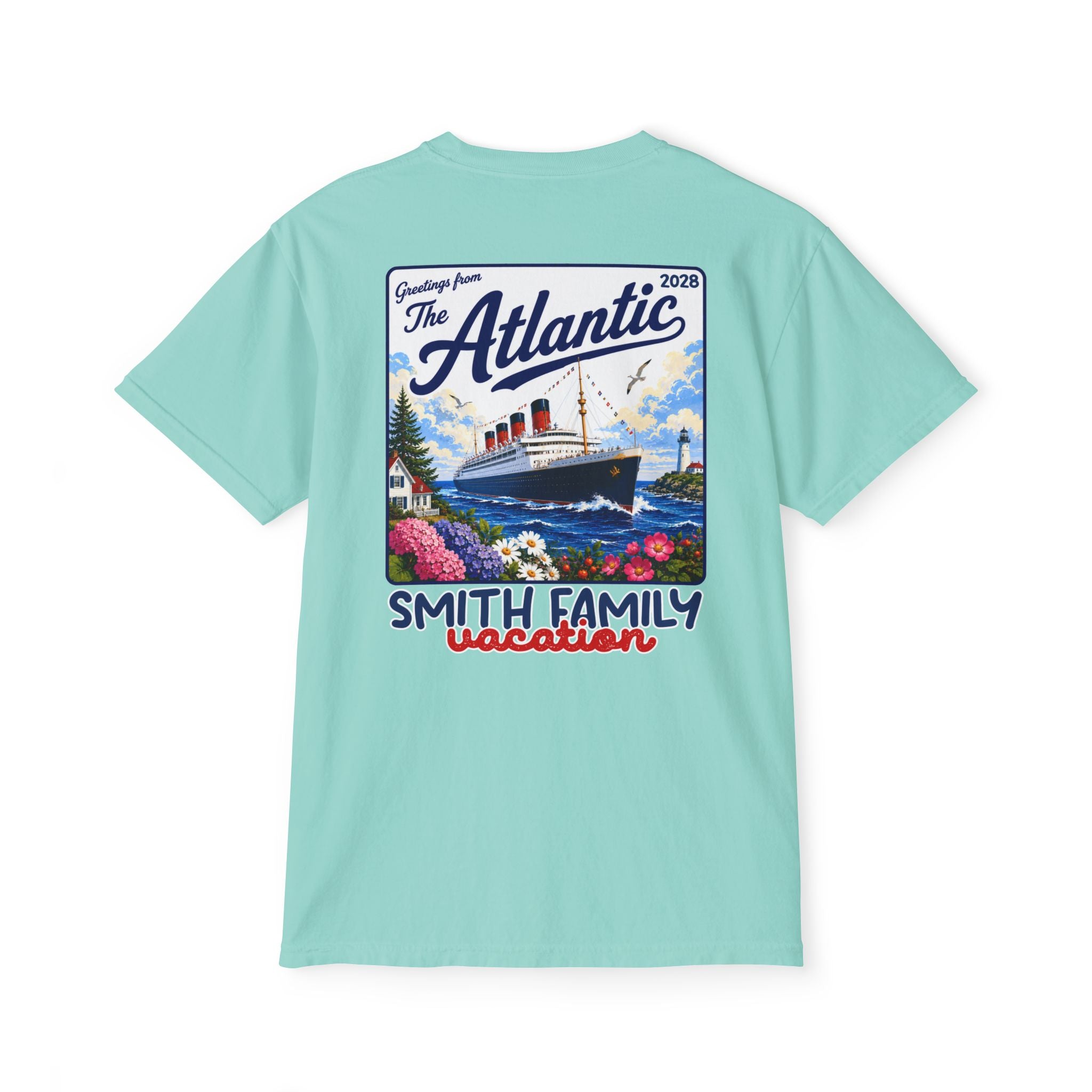 Greetings from the Atlantic Pocket Tee - Suite Escape