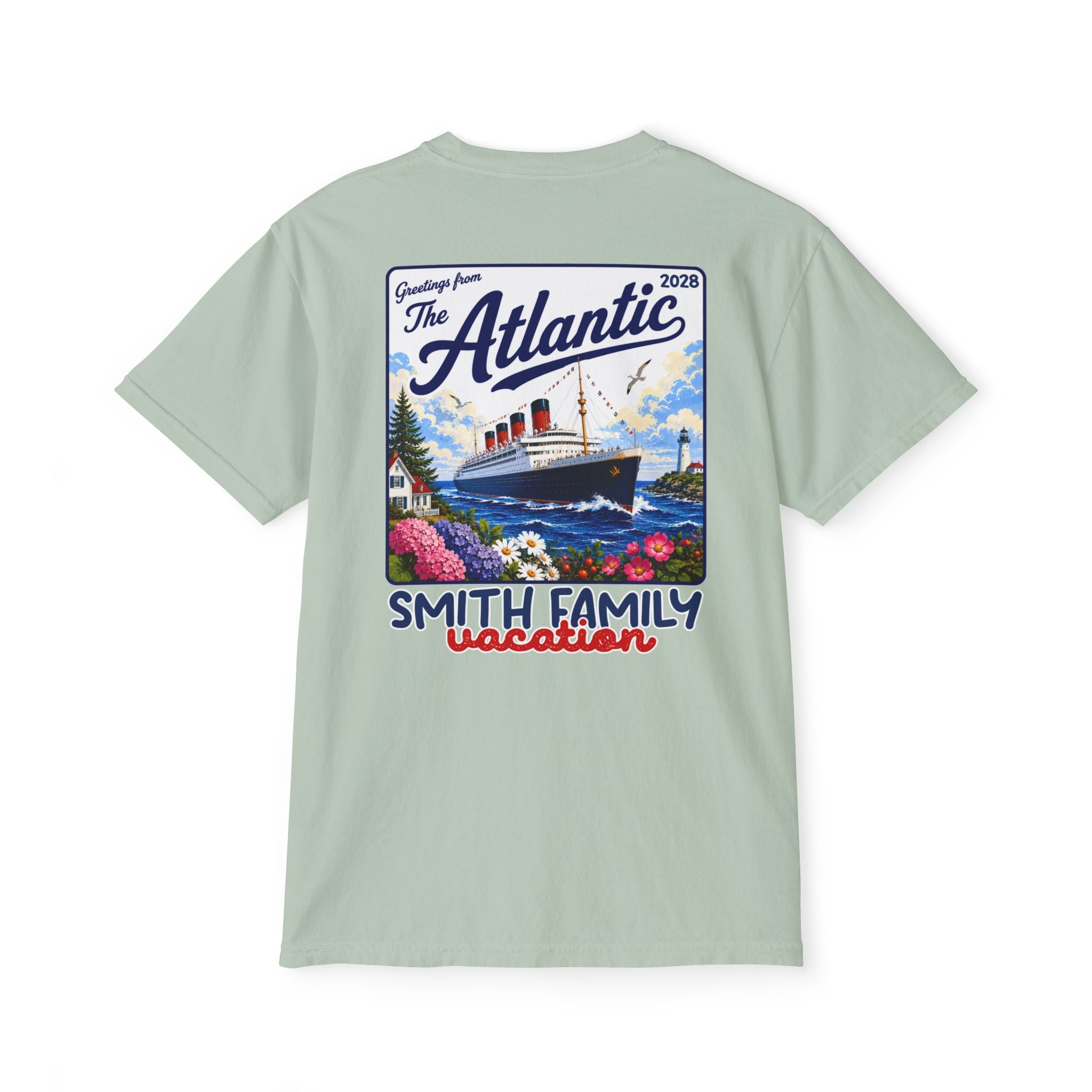 Greetings from the Atlantic Pocket Tee - Suite Escape