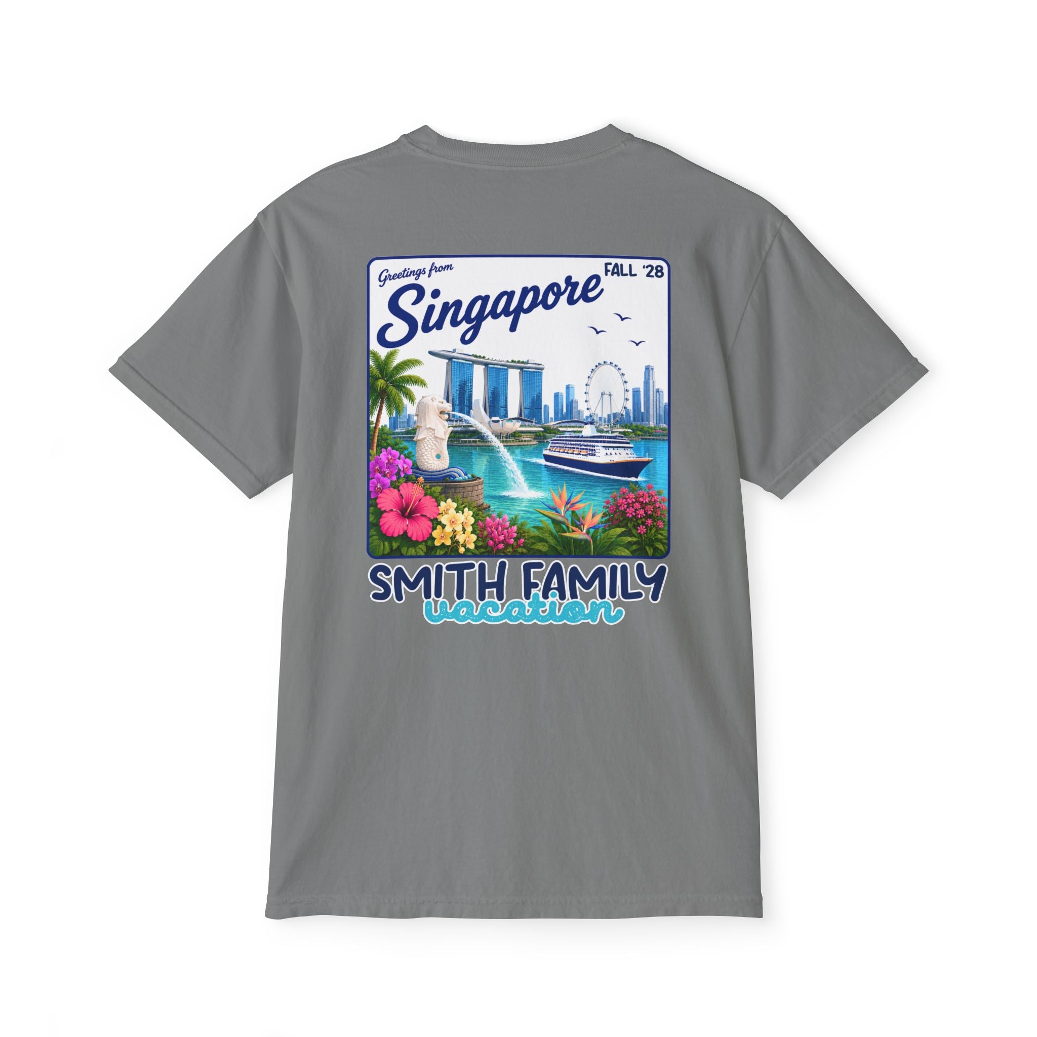 Greetings from Singapore Pocket Tee - Suite Escape