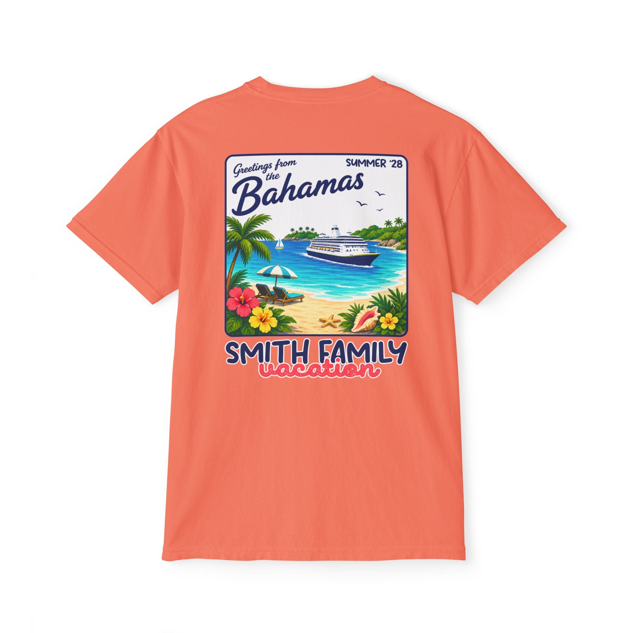 Greetings from the Bahamas Pocket Tee - Suite Escape