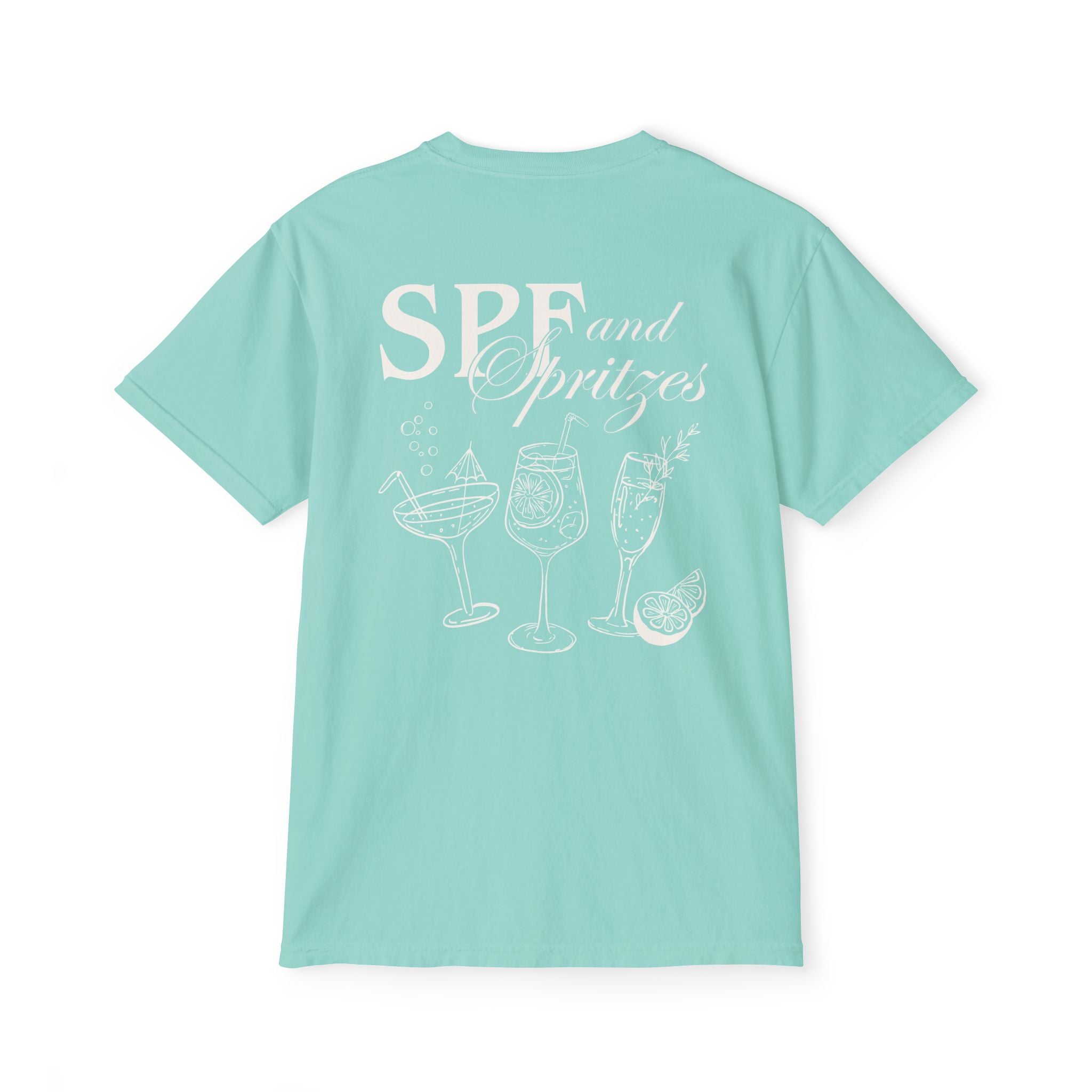 SPF & Spritzes Pocket Tee - Suite Escape