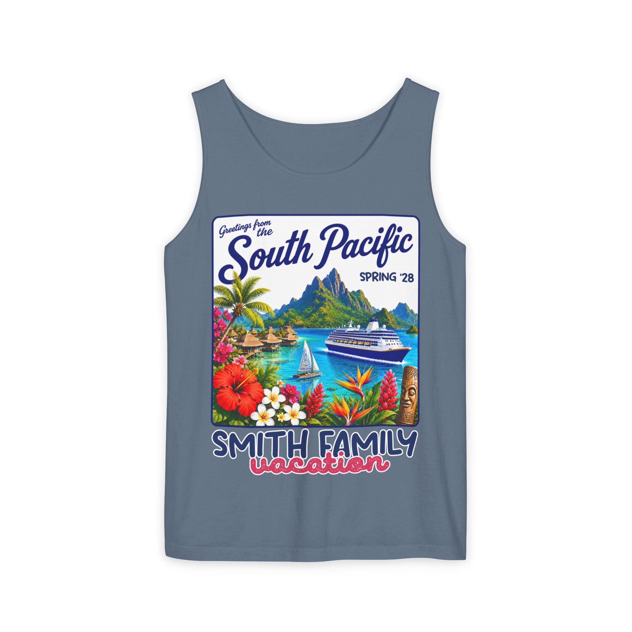 Greetings from the South Pacific Tank Top - Suite Escape