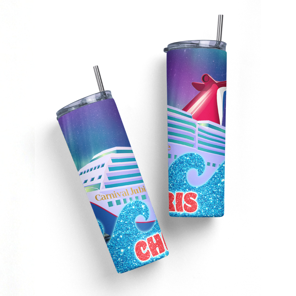 Fun Ship Cruise Line Tumbler - Northern Lights