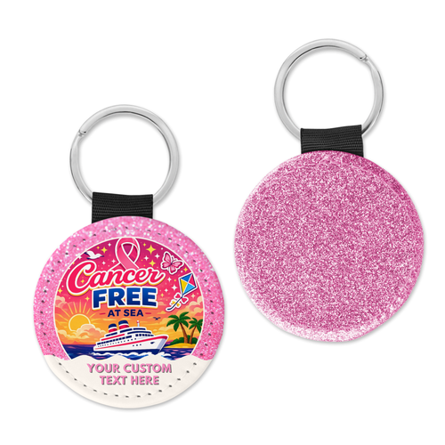 Cancer Free Cruise Bag Charm Keychain - Suite Escape