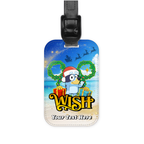 Magical Cruise Line Christmas Luggage Tag - Bluey