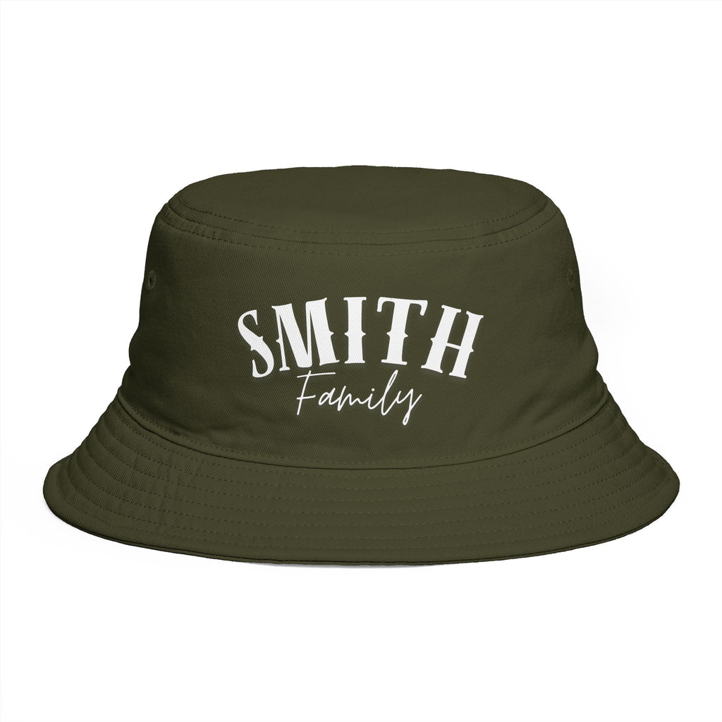 Personalized Curved Text Bucket Hat