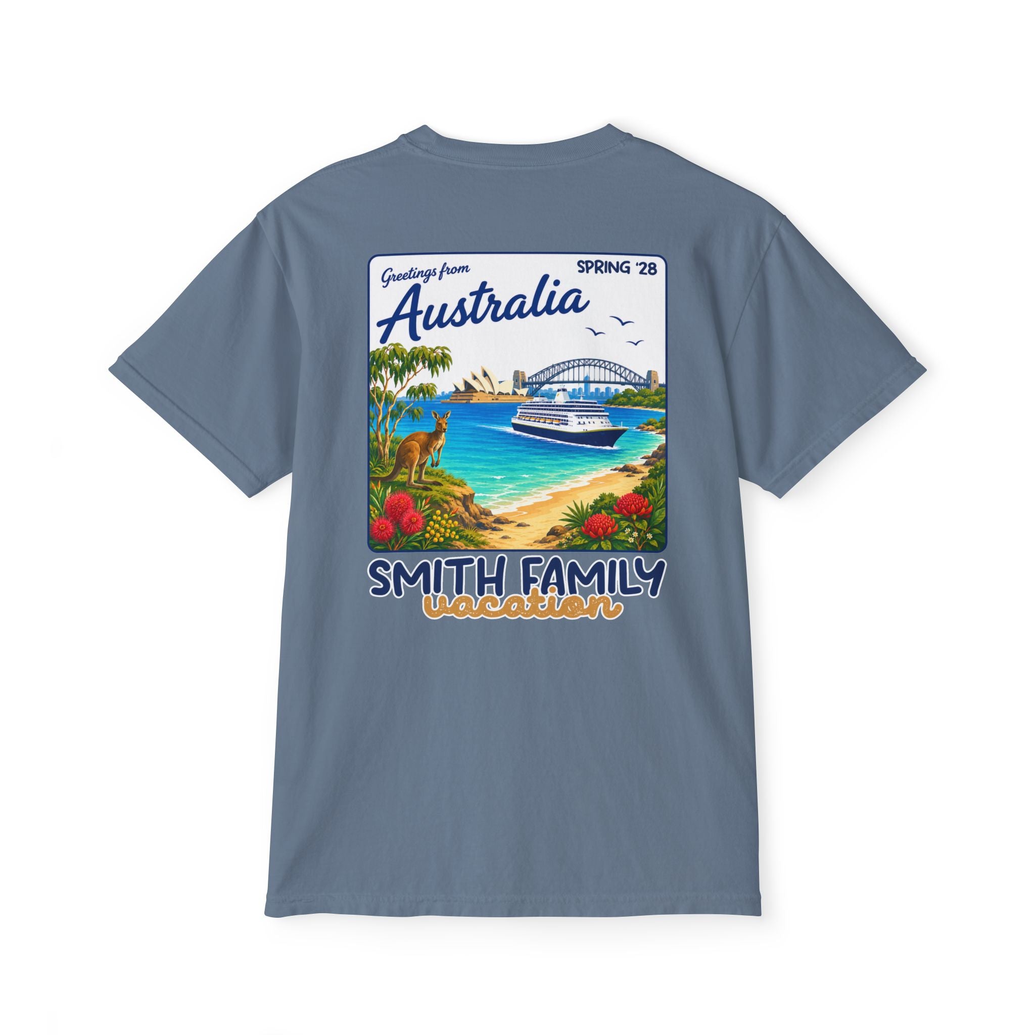 Greetings from Australia Pocket Tee - Suite Escape