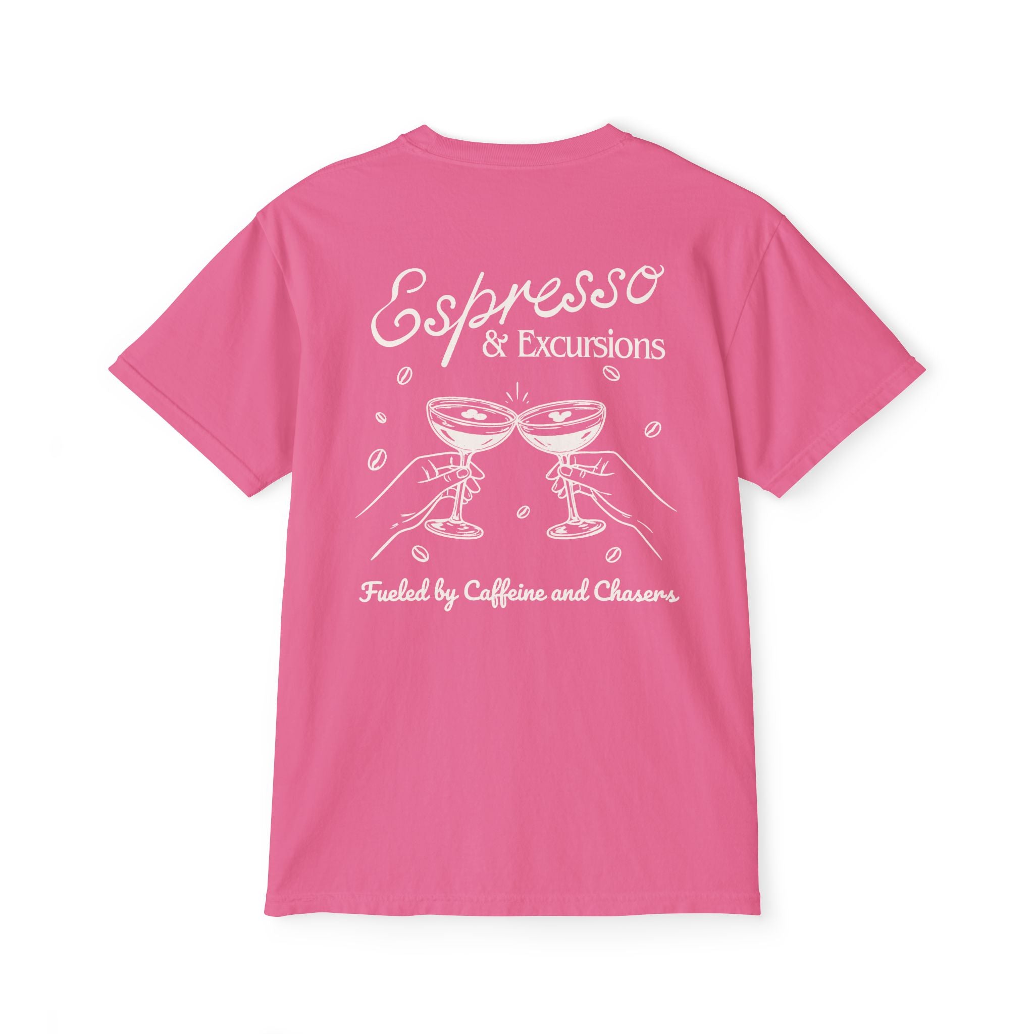 Espresso & Excusions Pocket Tee - Suite Escape
