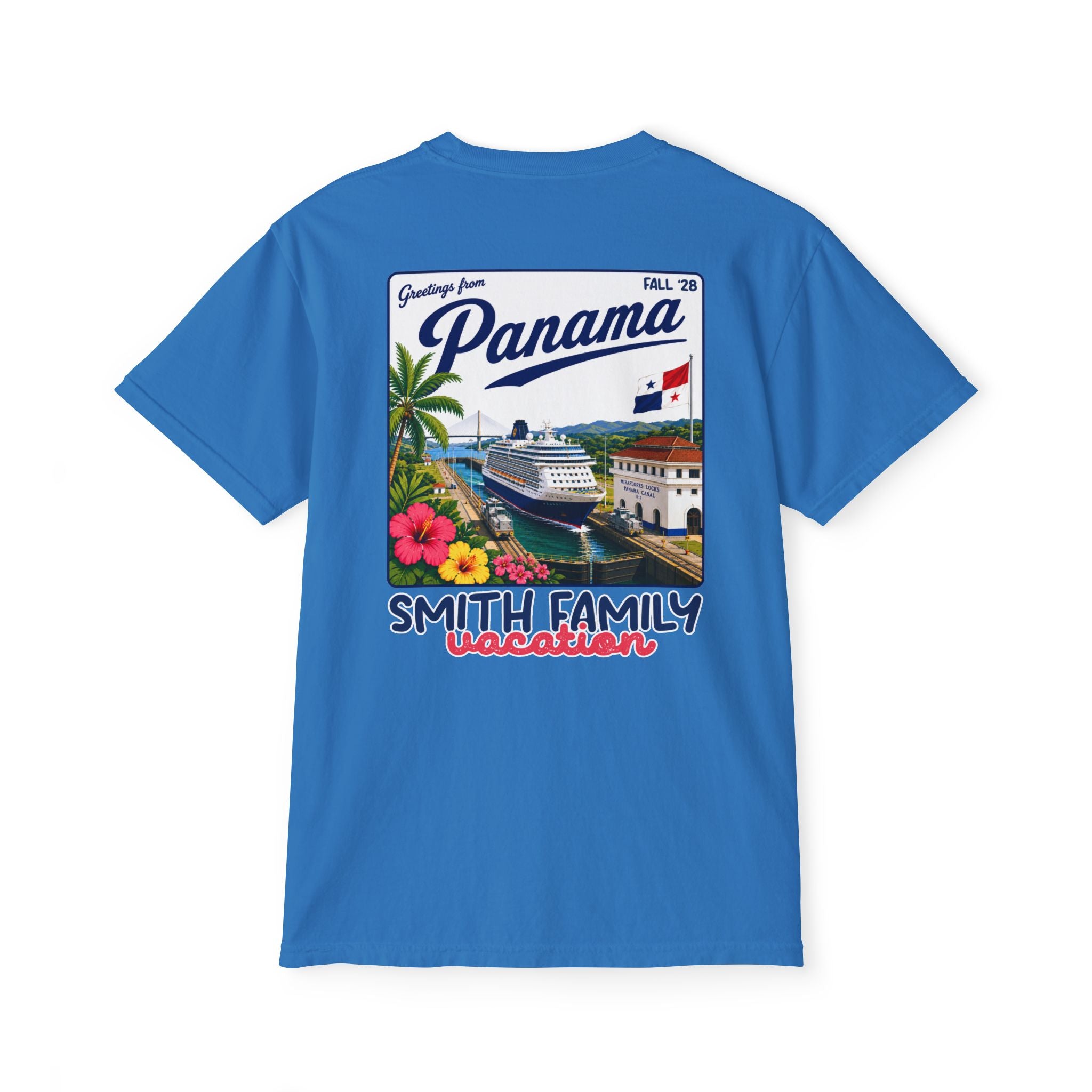 Greetings from Panama Pocket Tee - Suite Escape
