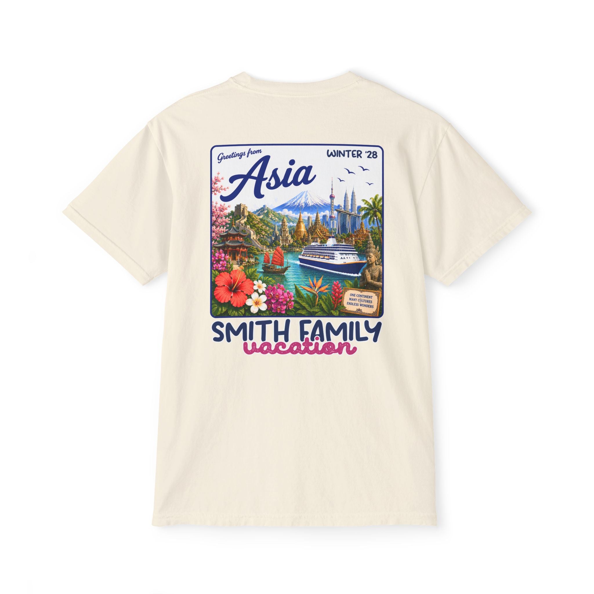 Greetings from Asia Pocket Tee - Suite Escape