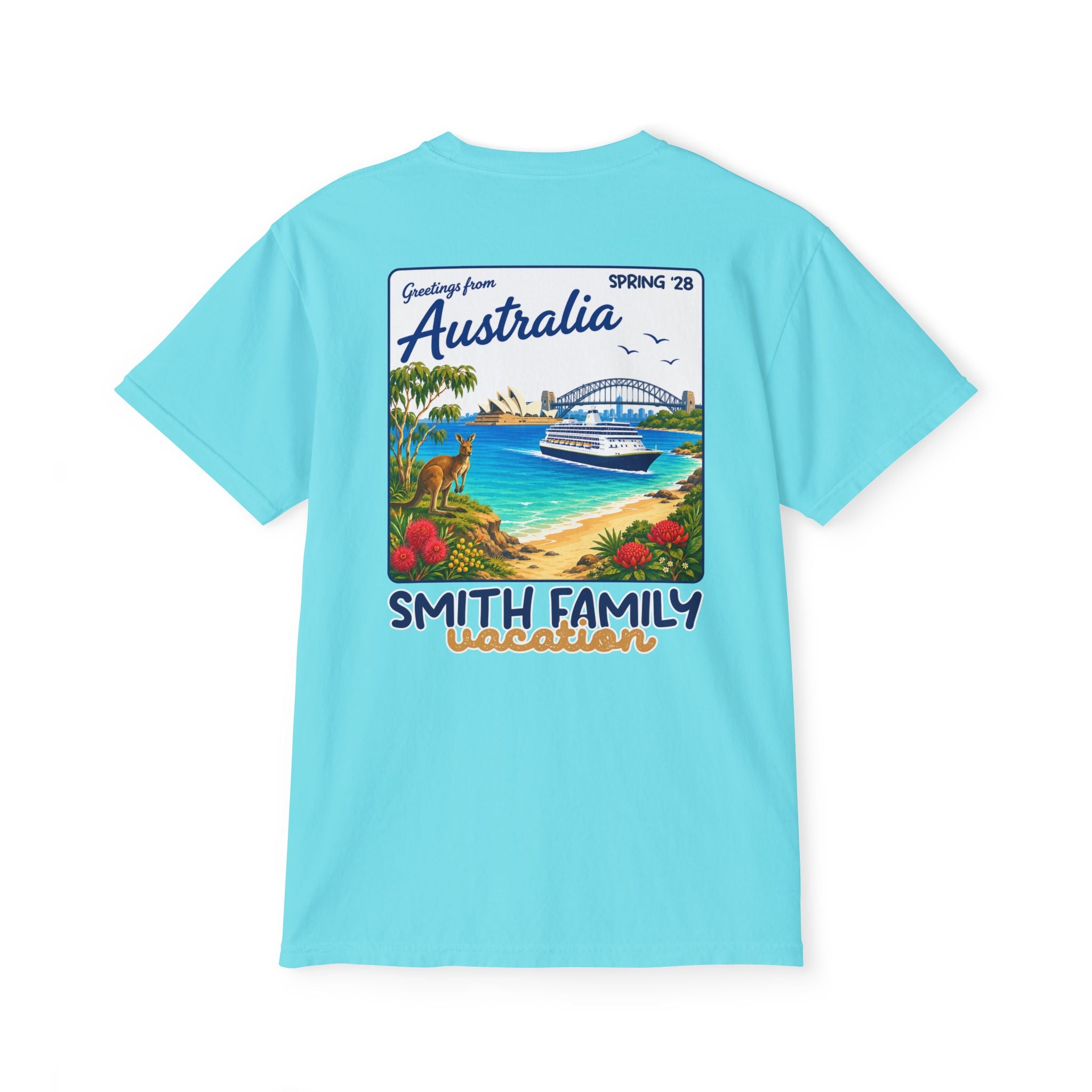 Greetings from Australia Pocket Tee - Suite Escape