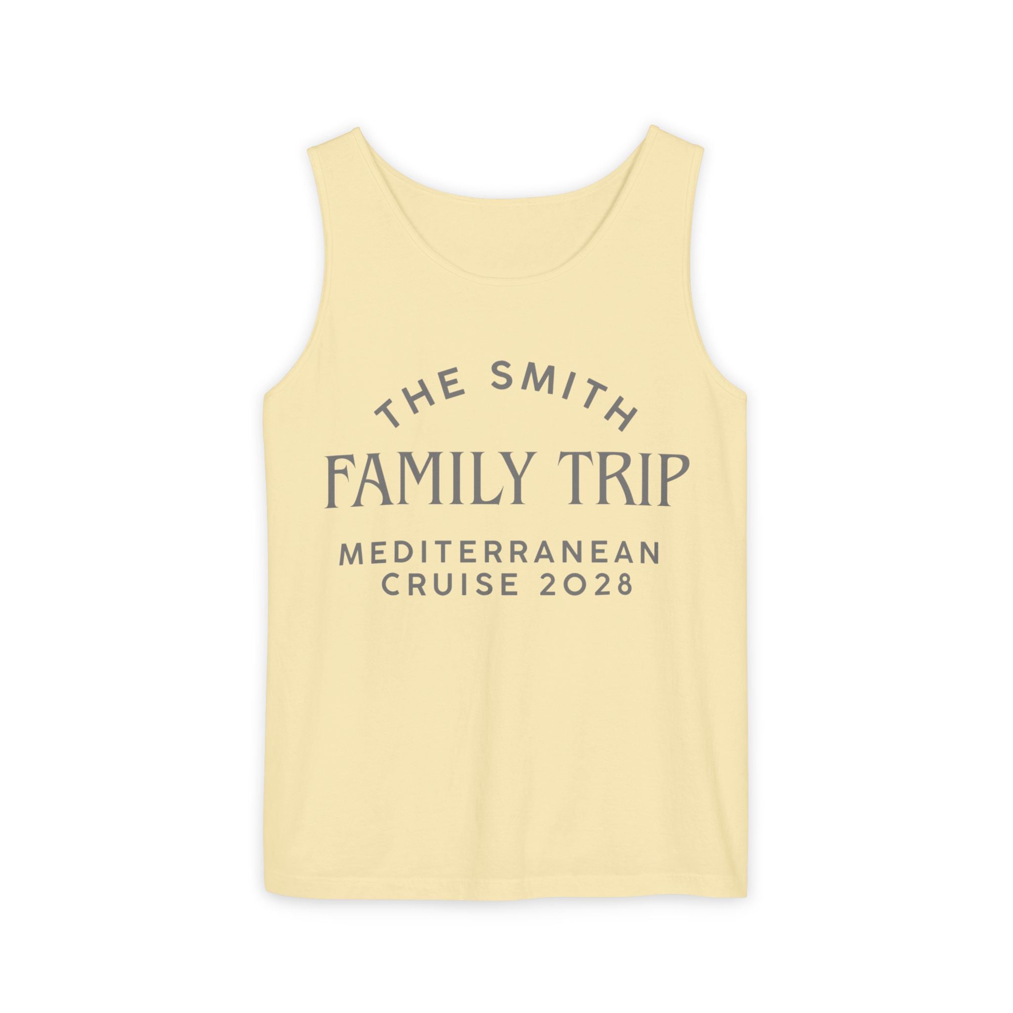 Personalized Arched Text Tank Top - Suite Escape