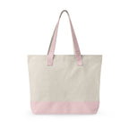 Personalized Zippered Canvas Tote Bag