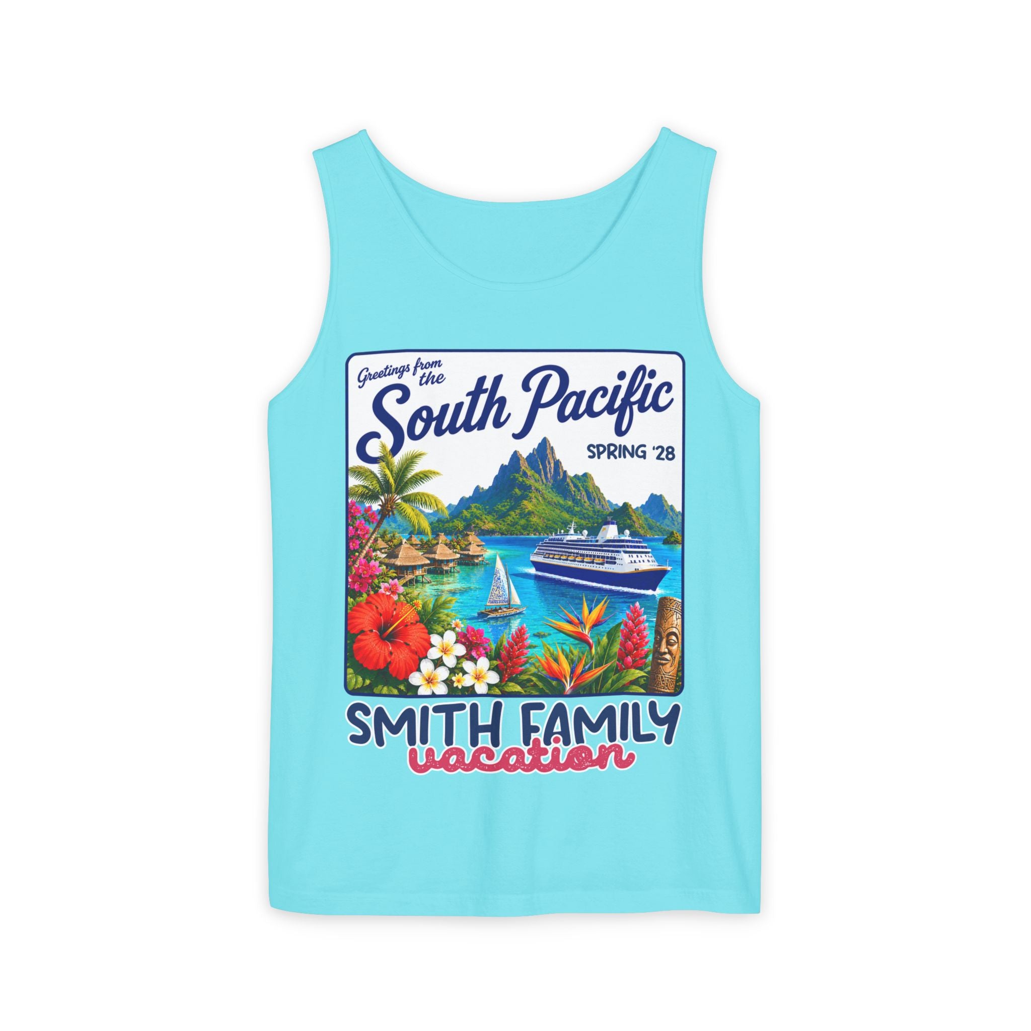 Greetings from the South Pacific Tank Top - Suite Escape