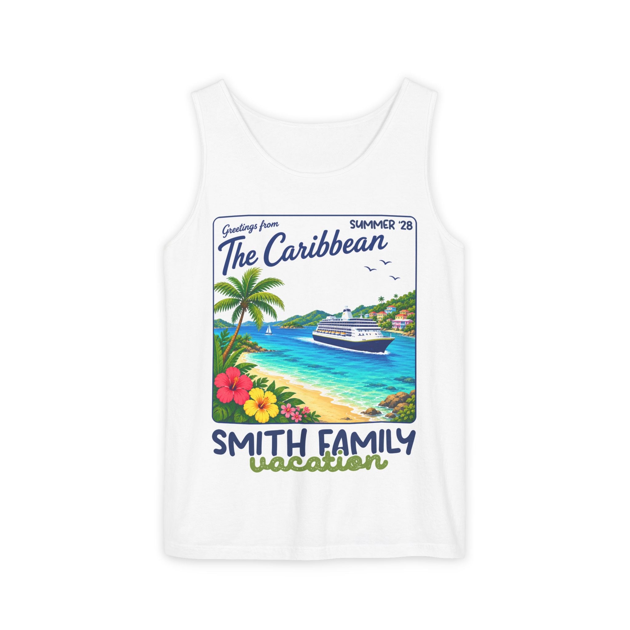 Greetings from the Caribbean Tank Top - Suite Escape